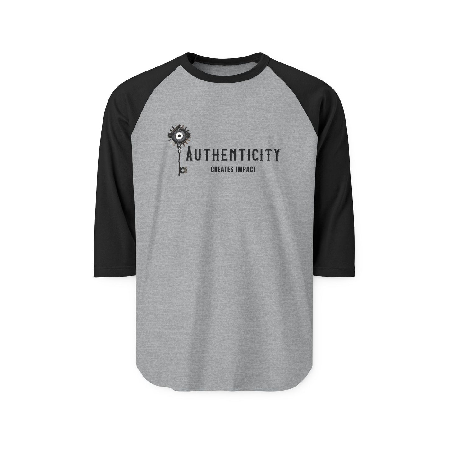 Authenticity Creates Impact Baseball Tee
