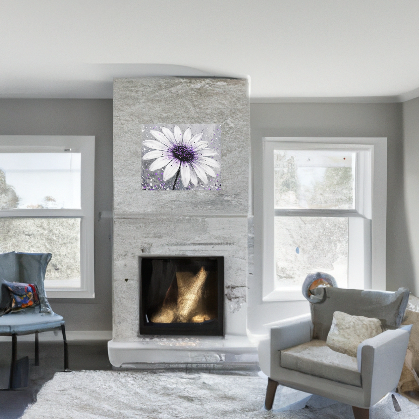Lavender Elegance Canvas Wall Art