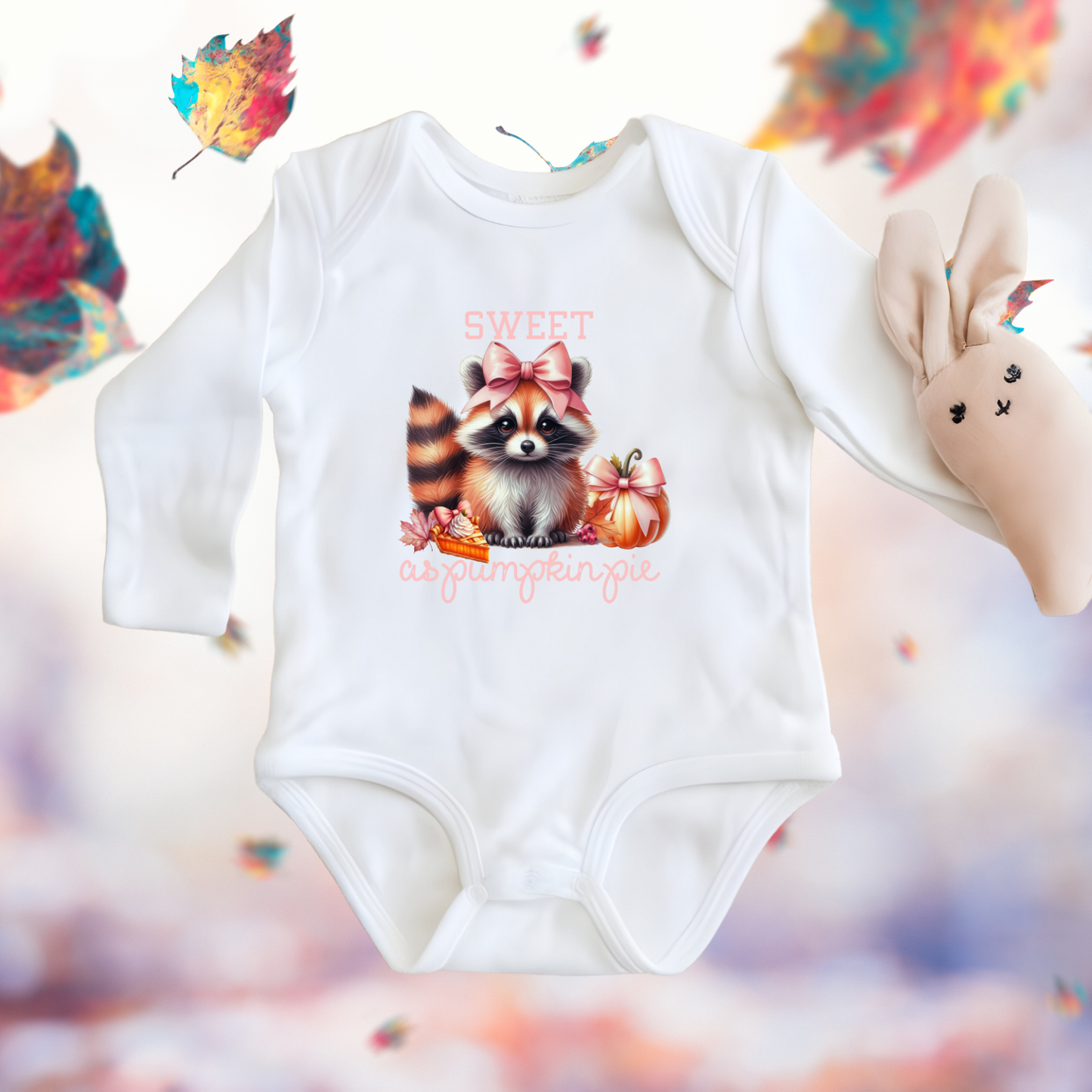 Sweet As Pumpkin Pie Infant Long Sleeve Onesie