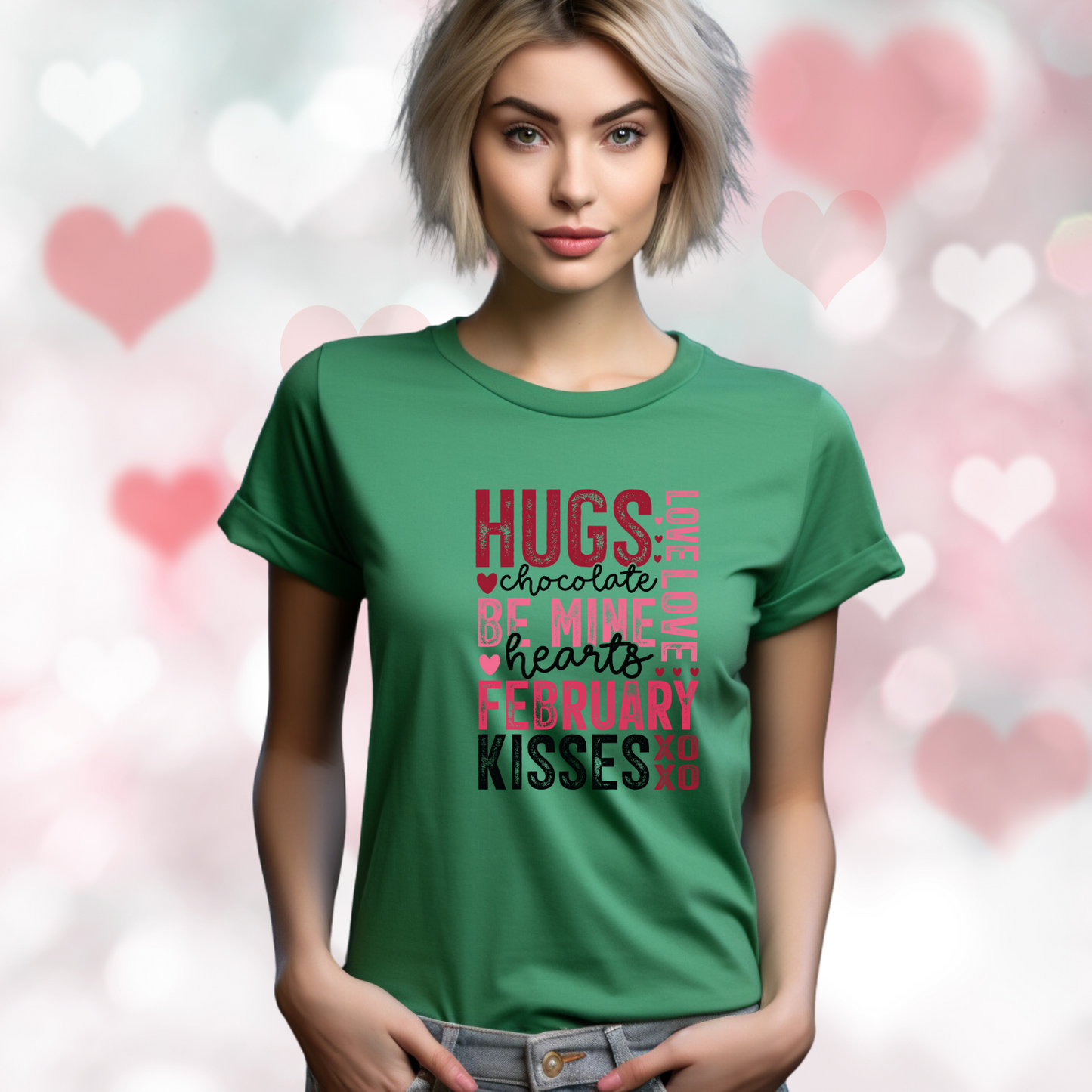 Valentine Typography T‑Shirt