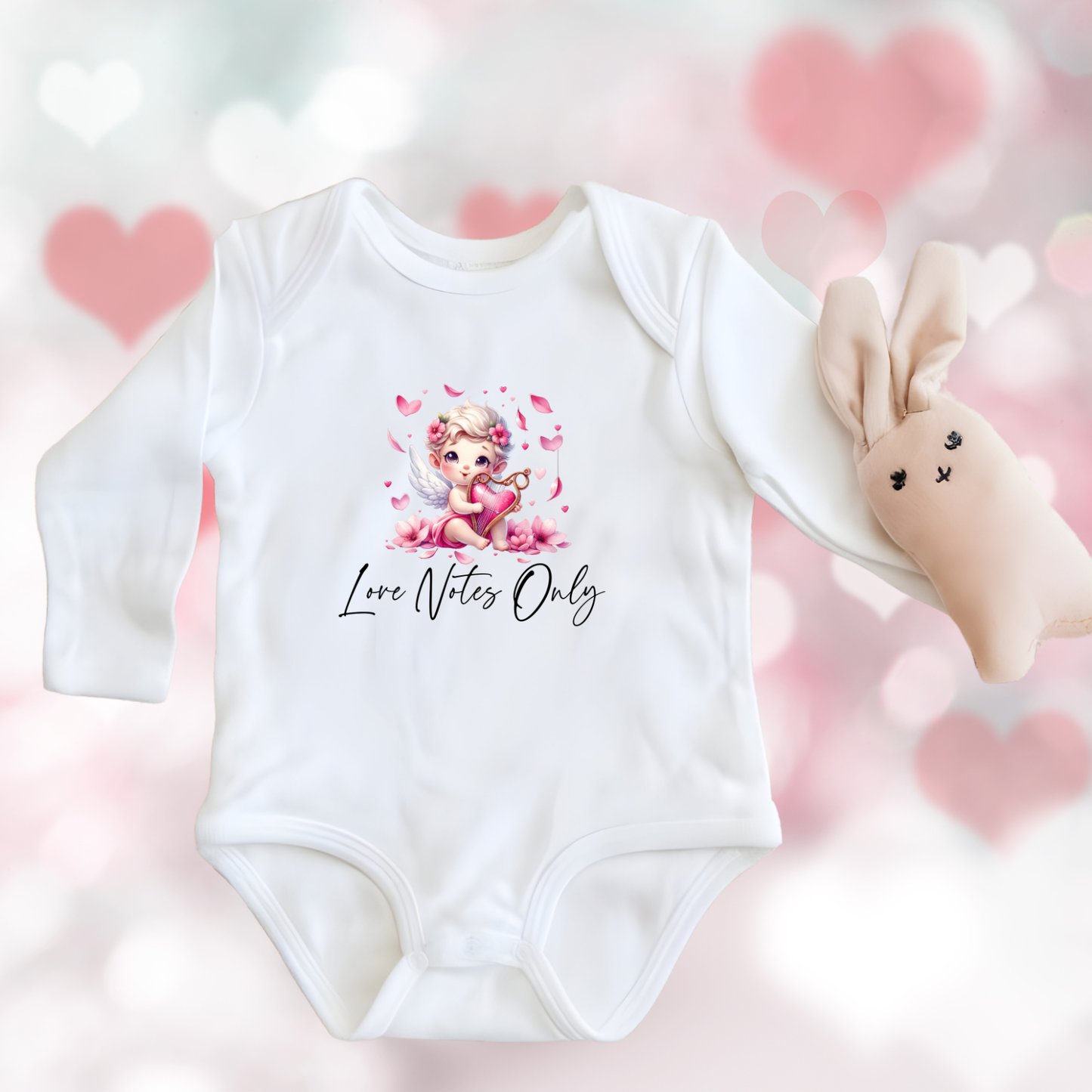 Love Notes Only Infant Long Sleeve Onesie
