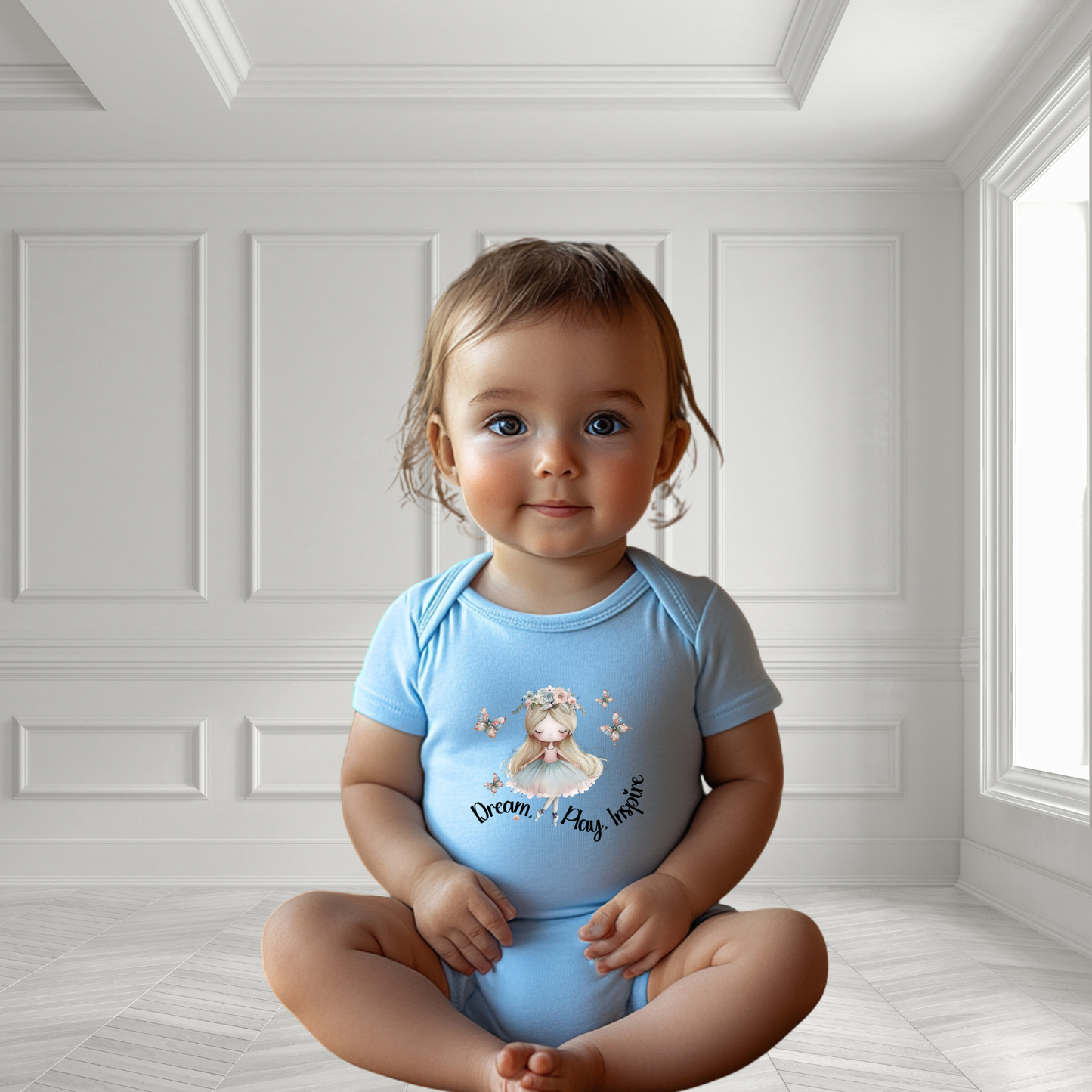 Dream, Play, Inspire Infant Short Sleeve Onesie
