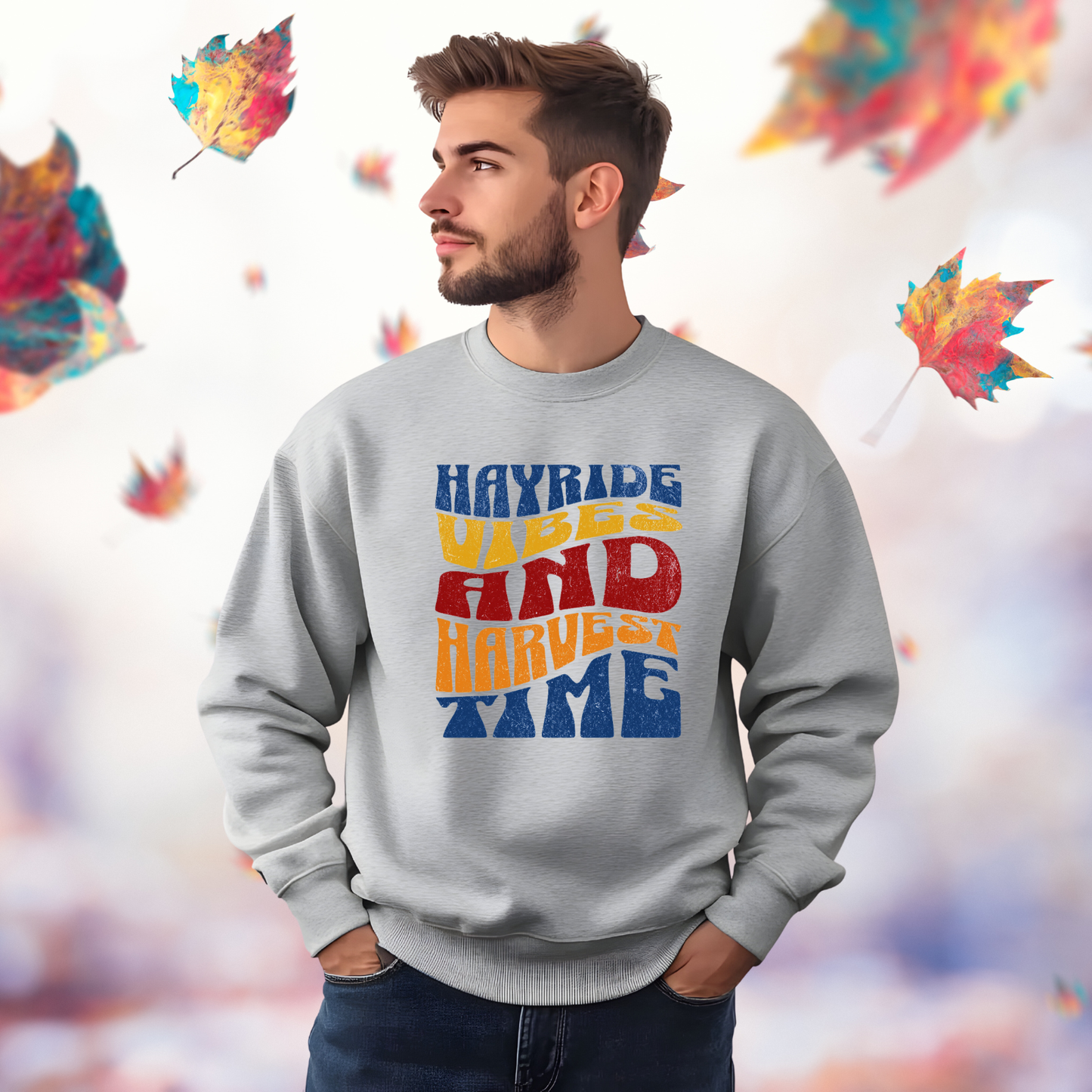 Hayride Vibes Crewneck Sweatshirt