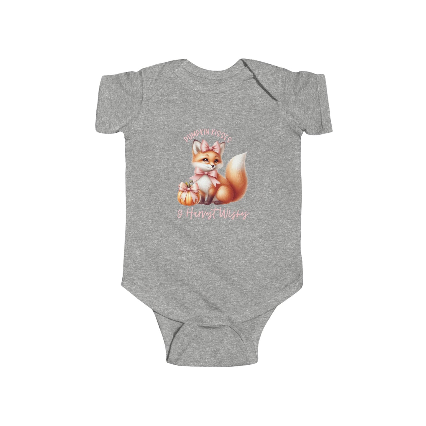 Pumpkin Kisses & Harvest Wishes Infant Short Sleeve Onesie