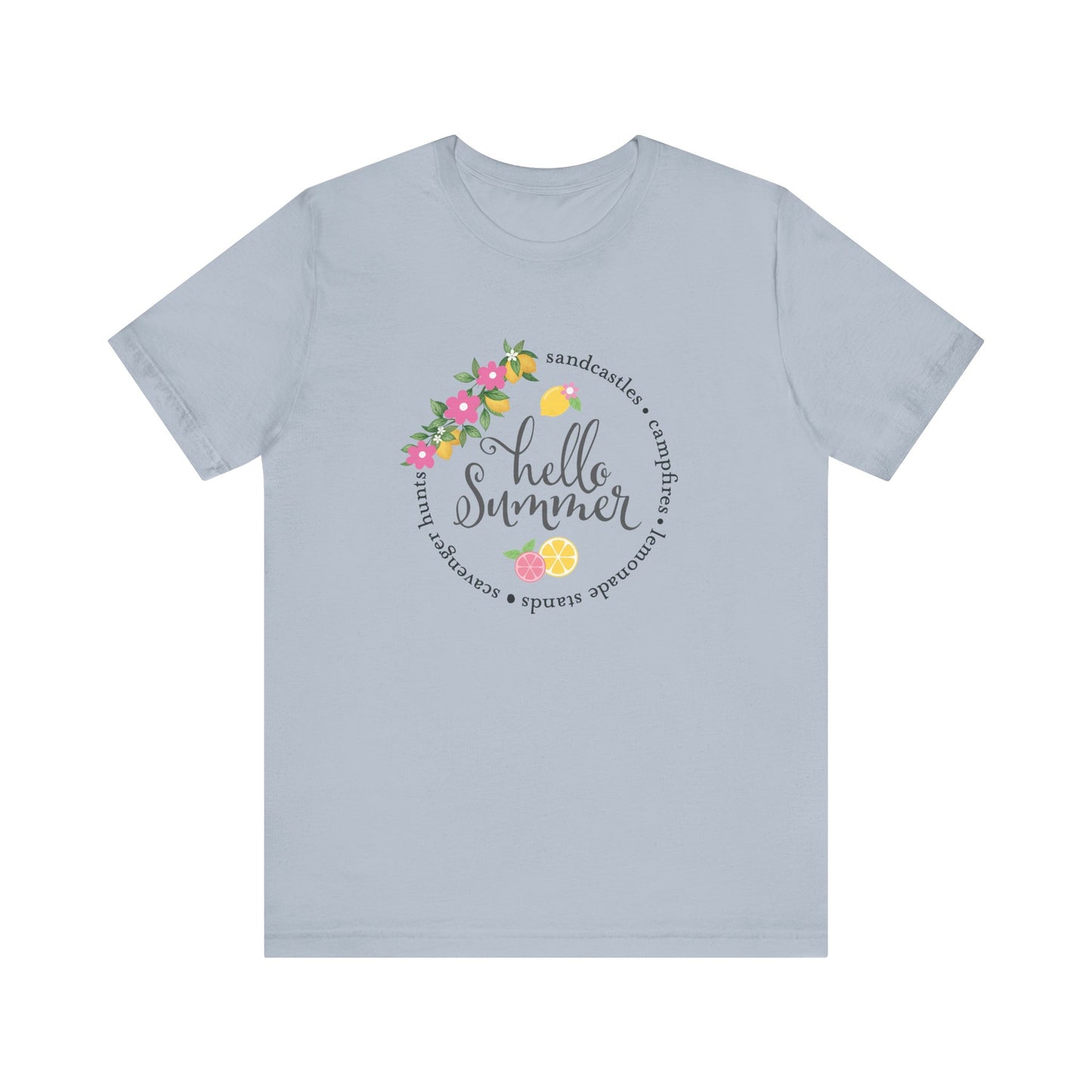 Hello Summer Sandcastles T-Shirt