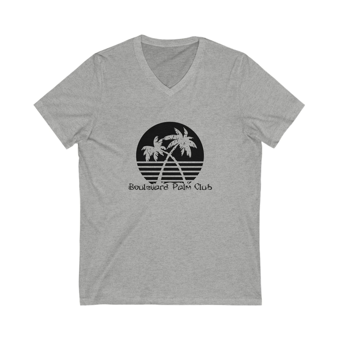 Boulevard Palm Club V-Neck Tee