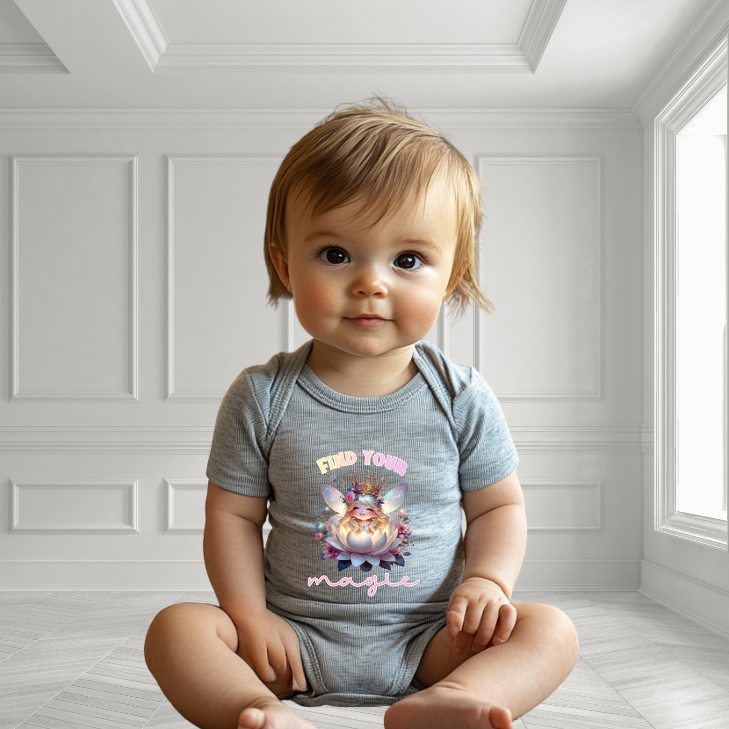 Find Your Magic Infant Short Sleeve Onesie