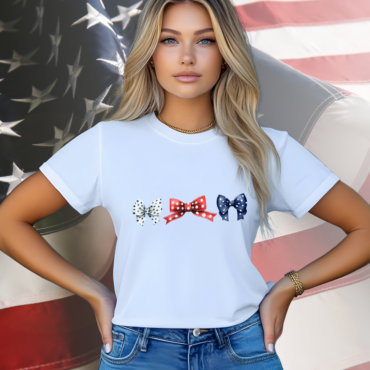 Patriotic Bows T-Shirt