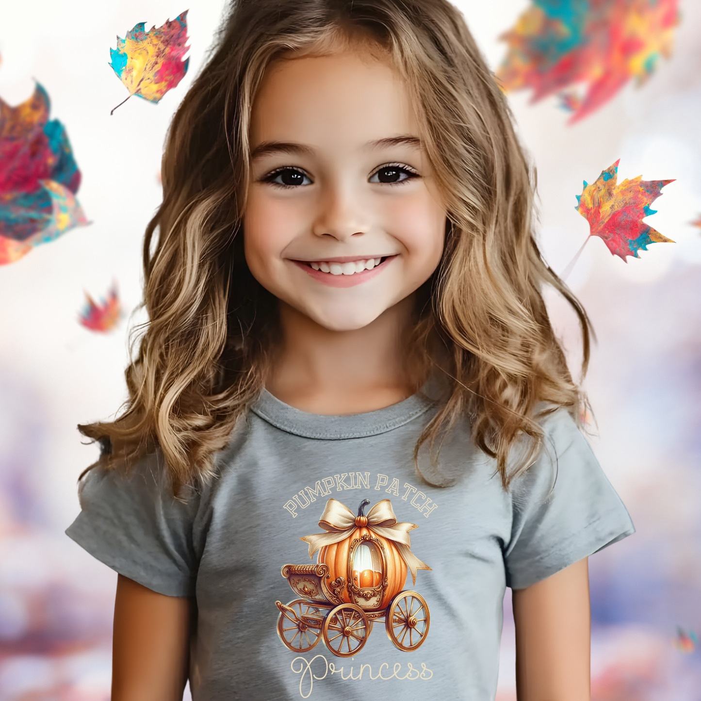 Pumpkin Patch Princess Kid’s T-Shirt
