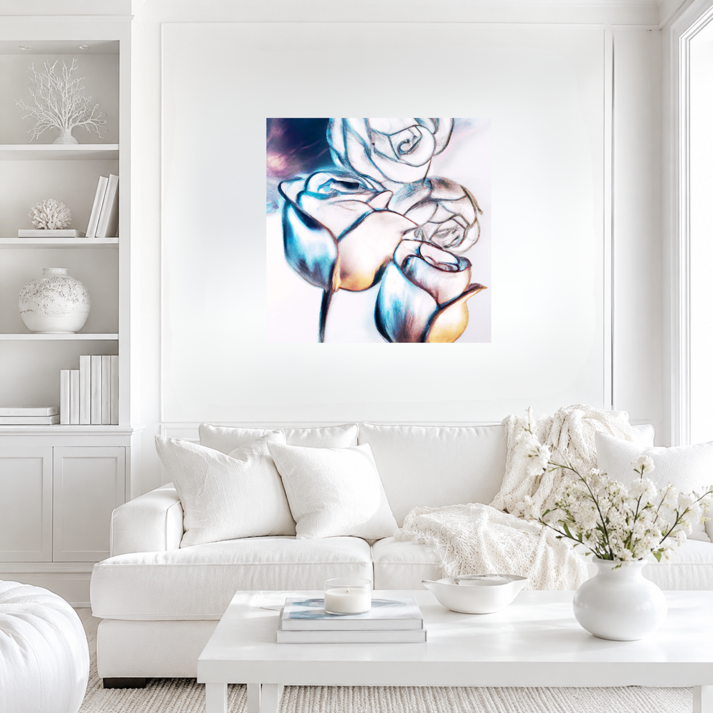 Cheerful Bloom Canvas Wall Art