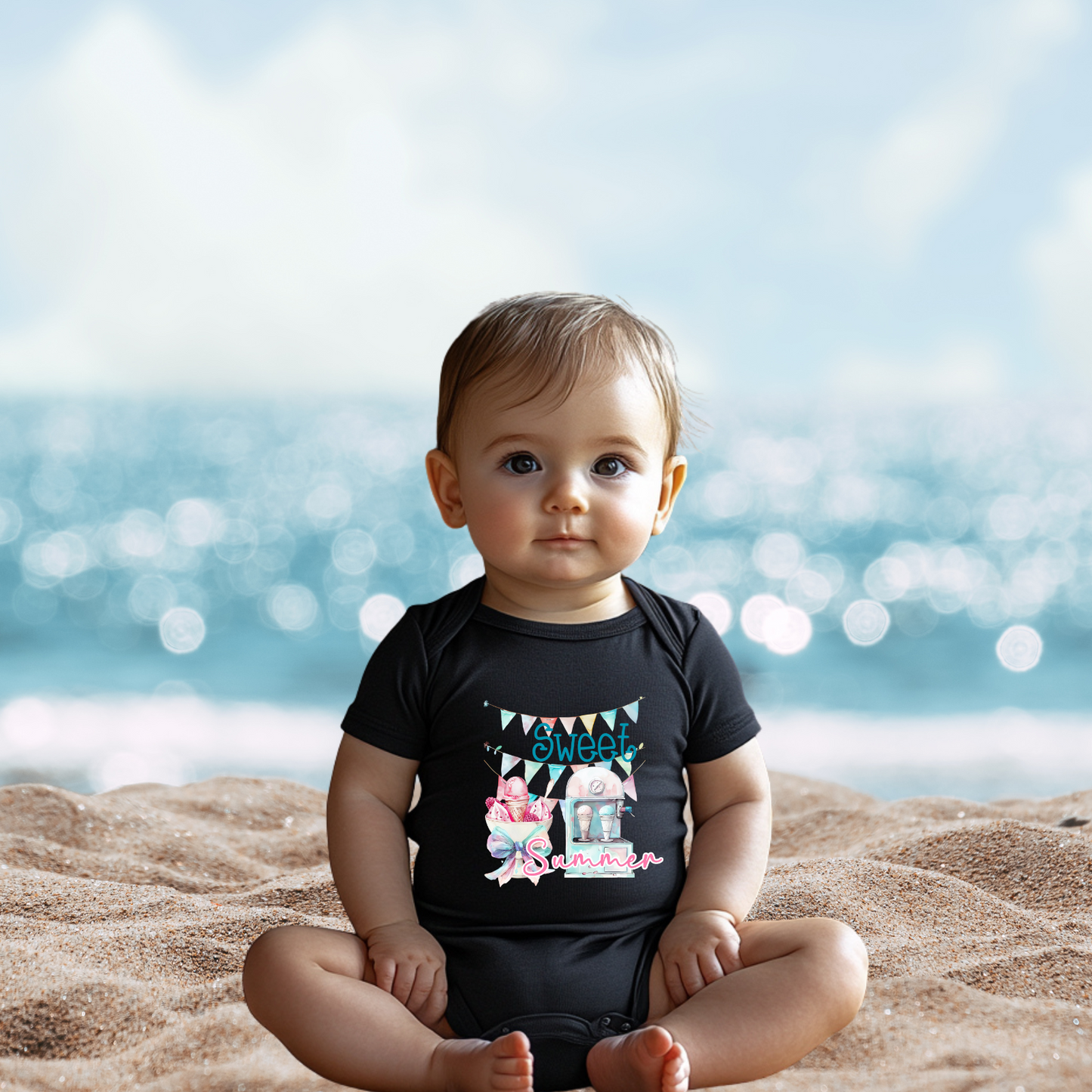 Sweet Summer Infant Short Sleeve Onesie