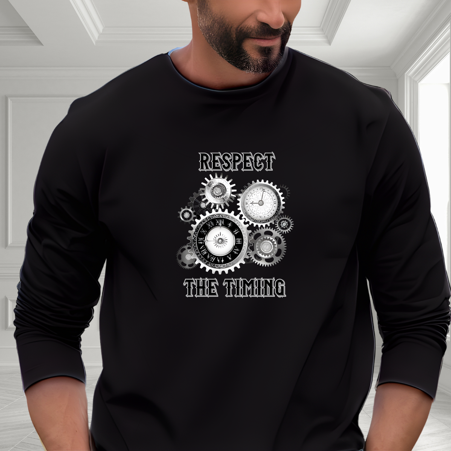 Respect The Timing Long Sleeve Tee