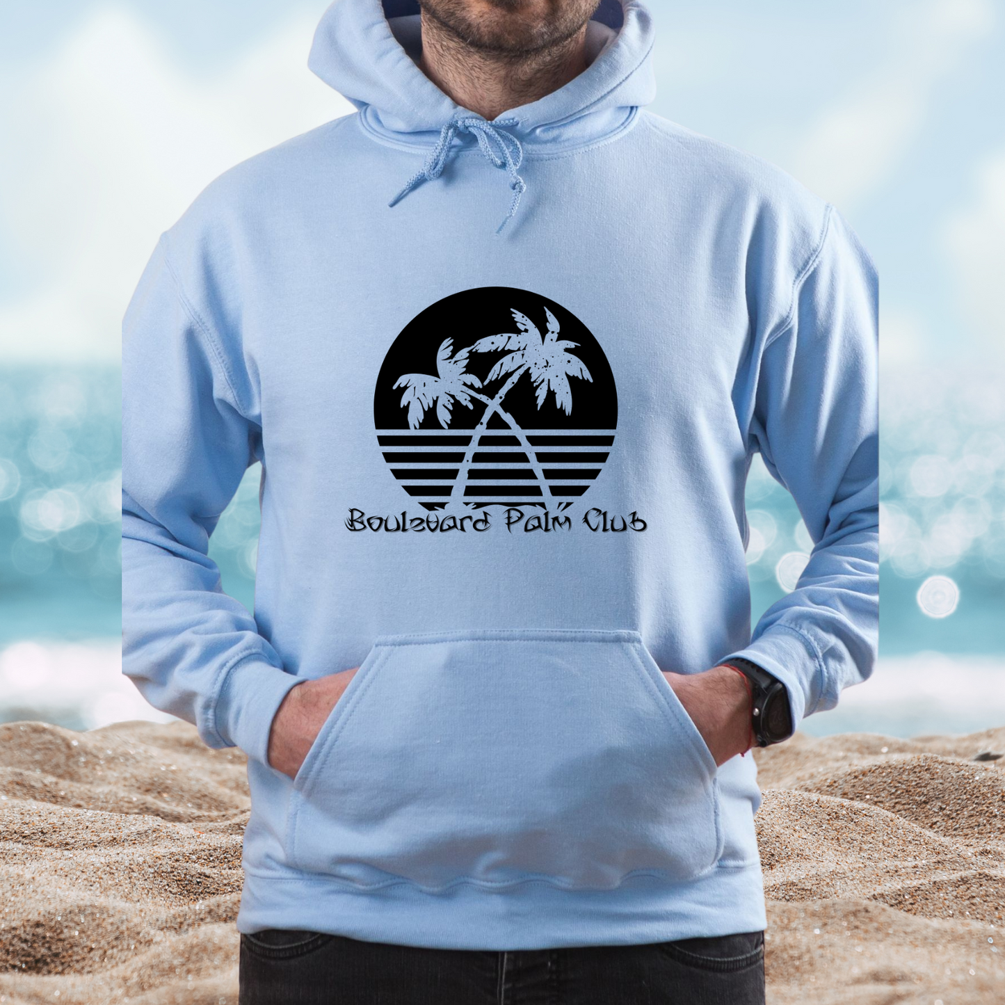 Boulevard Palm Club Pullover Hoodie