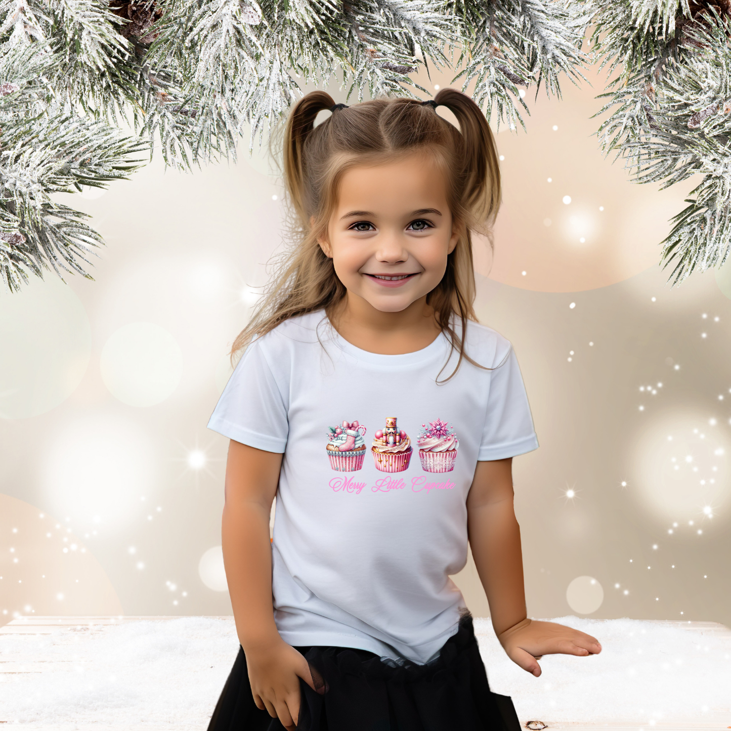 Merry Little Cupcake Toddler T-Shirt