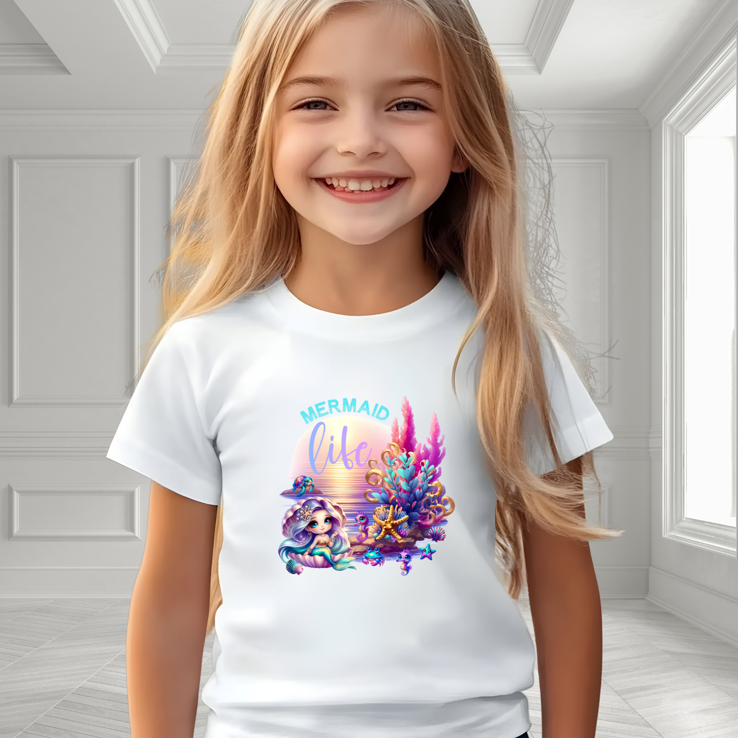 Mermaid Life Kid's T-Shirt