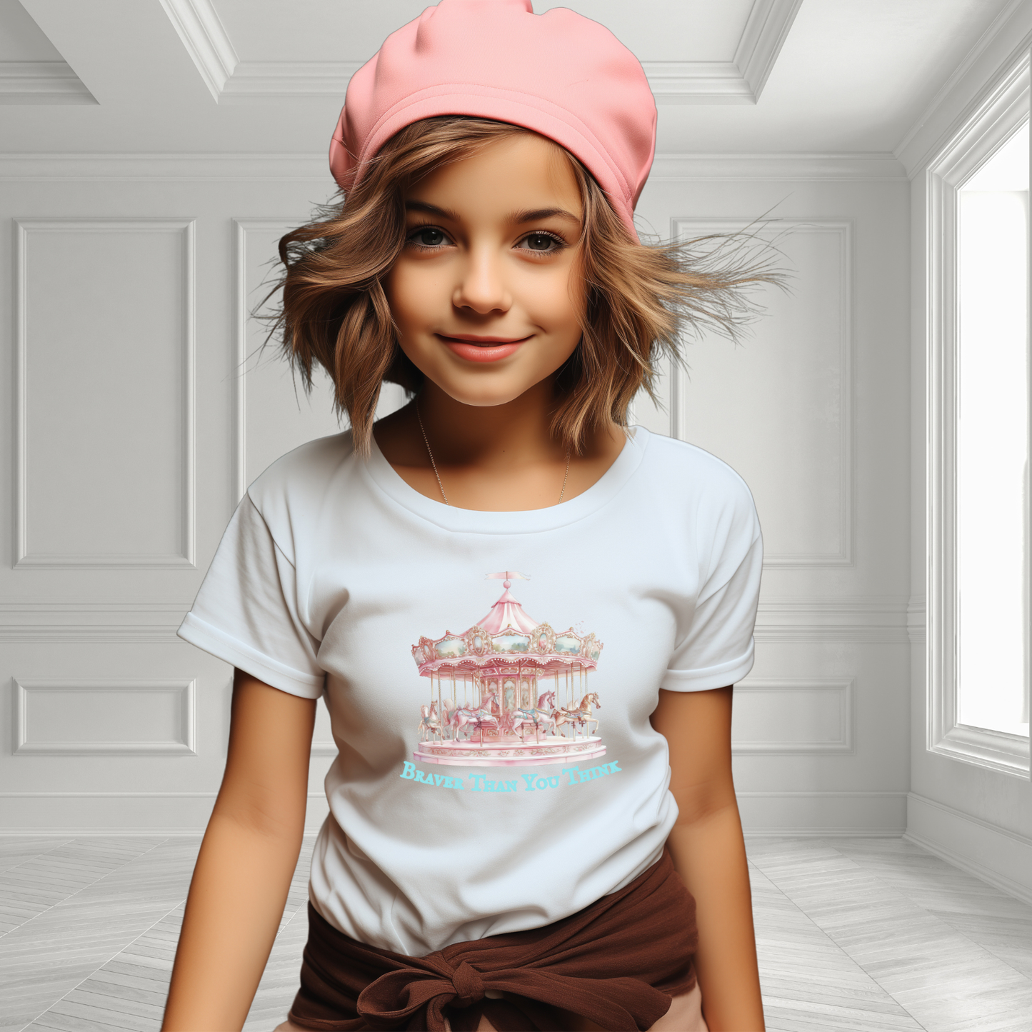 Braver Than You Think Kid's T-Shirt