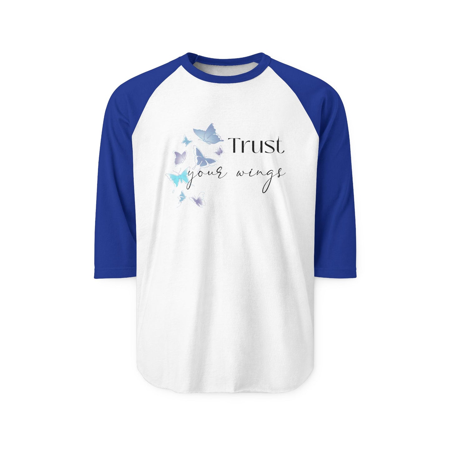 Trust Your Wings Baseball Tee