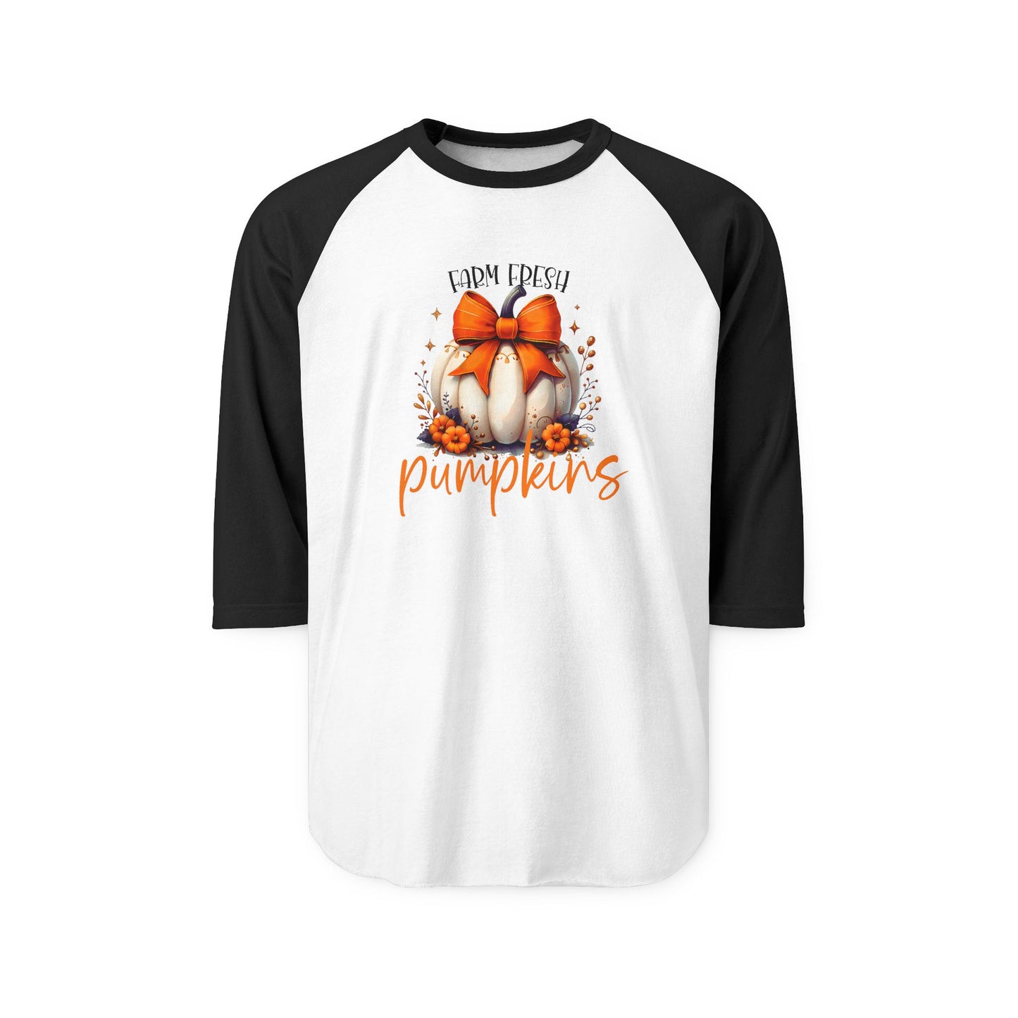 Farm Fresh Pumpkins Baseball Tee