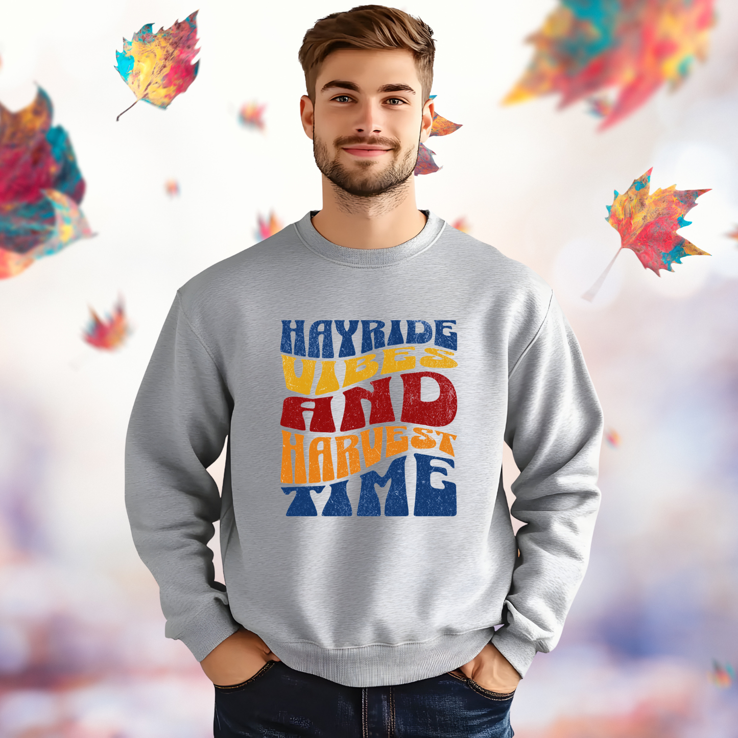 Hayride Vibes Crewneck Sweatshirt