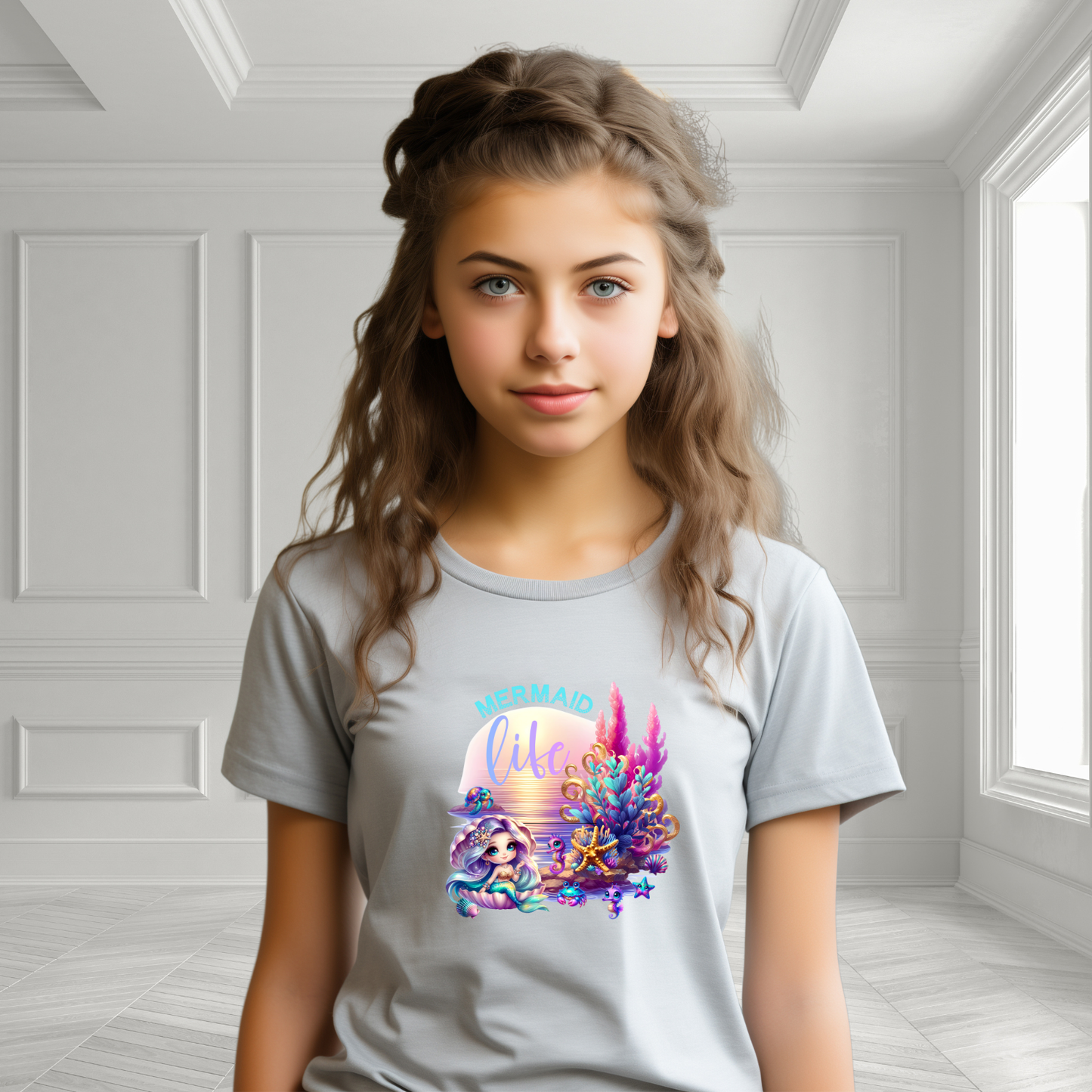 Mermaid Life Kid's T-Shirt