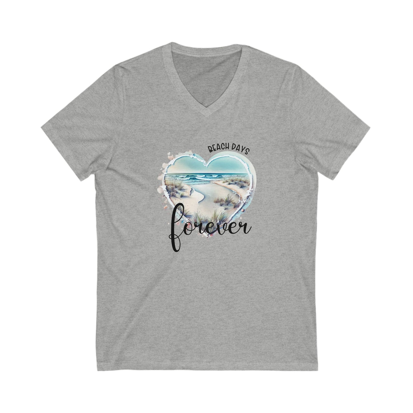 Beach Days Forever V-Neck Tee