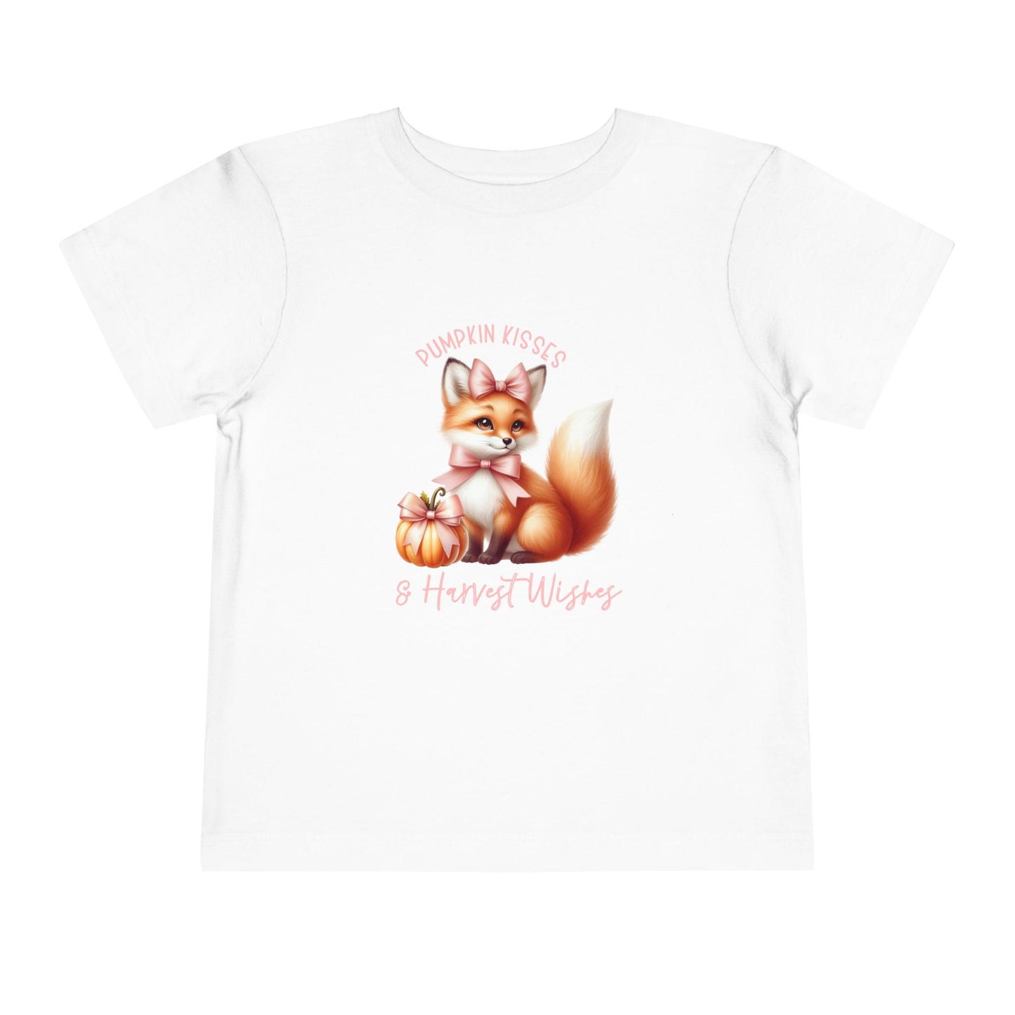 Pumpkin Kisses & Harvest Wishes Toddler T-Shirt