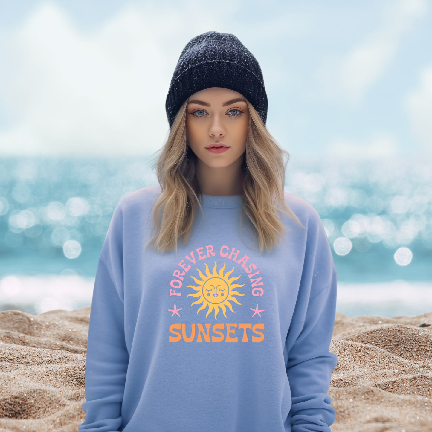 Forever Chasing Sunsets Crewneck Sweatshirt