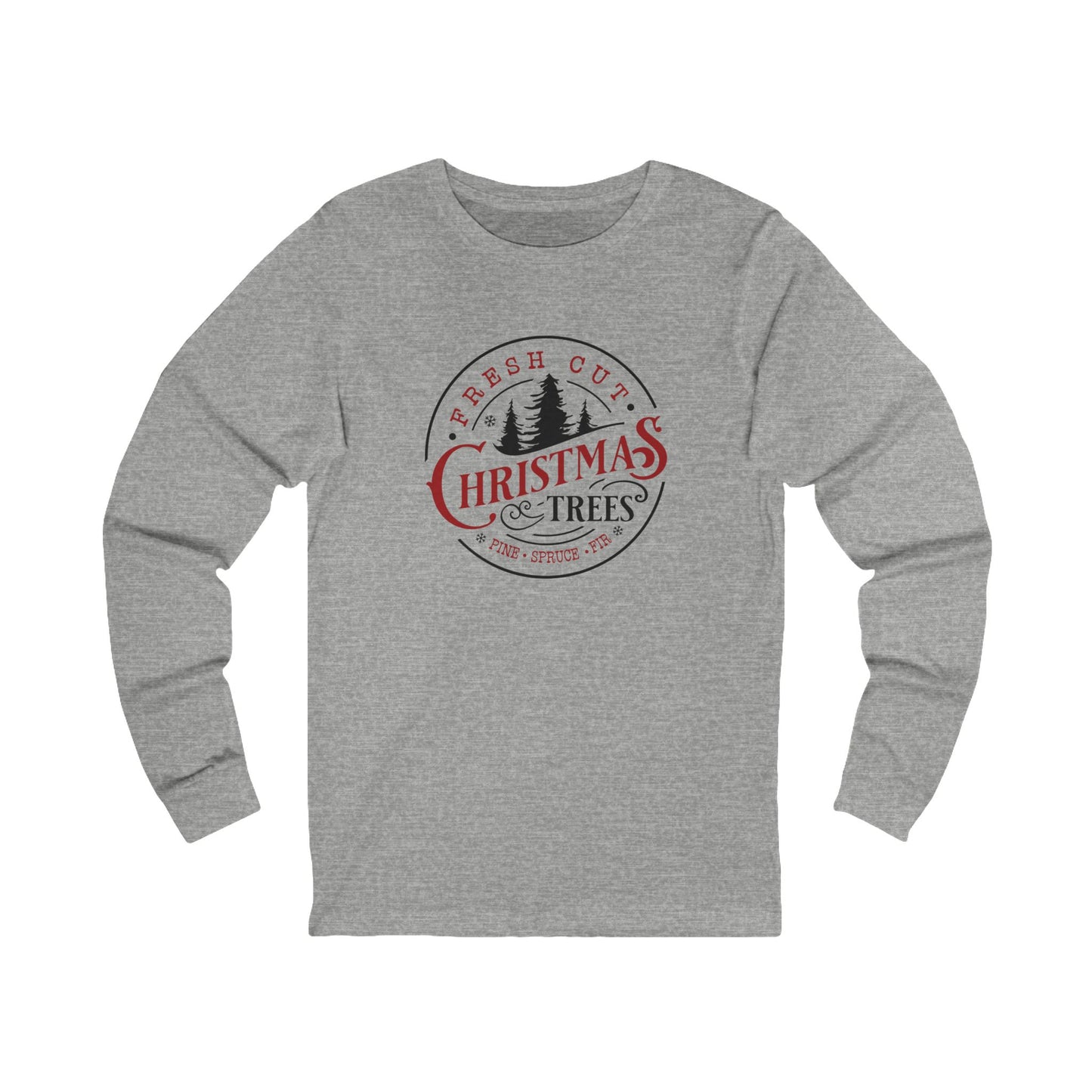 Fresh Cut Christmas Trees Long Sleeve Tee