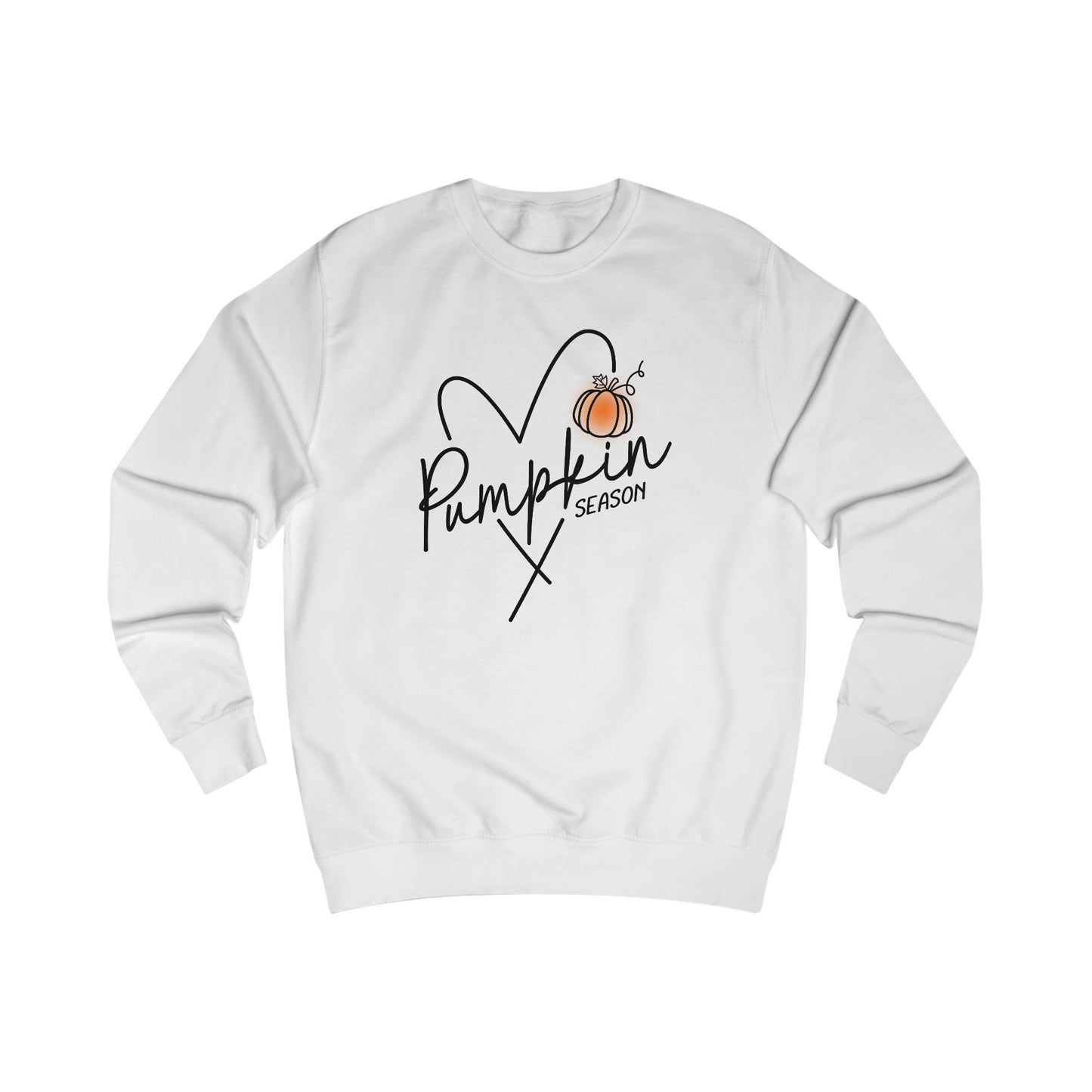 Pumpkin Season Heart Crewneck Sweatshirt