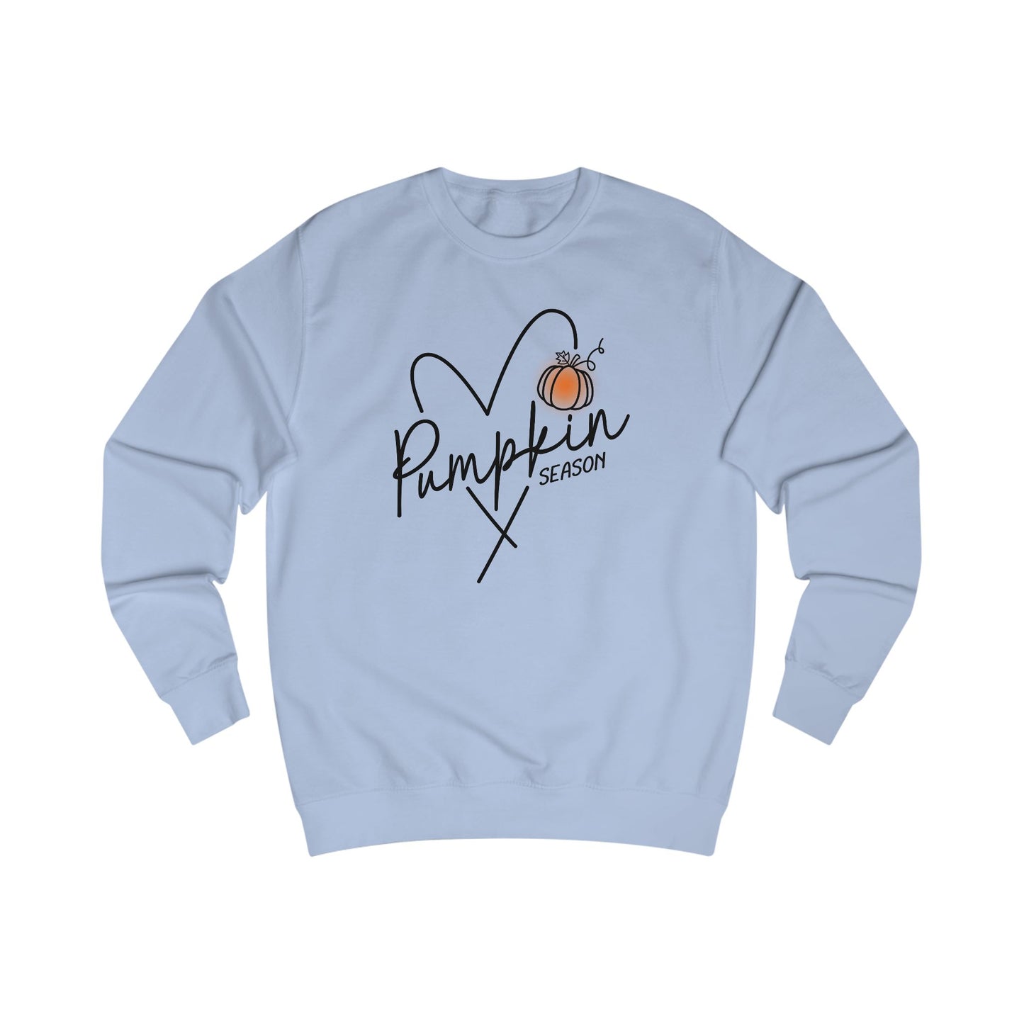 Pumpkin Season Heart Crewneck Sweatshirt