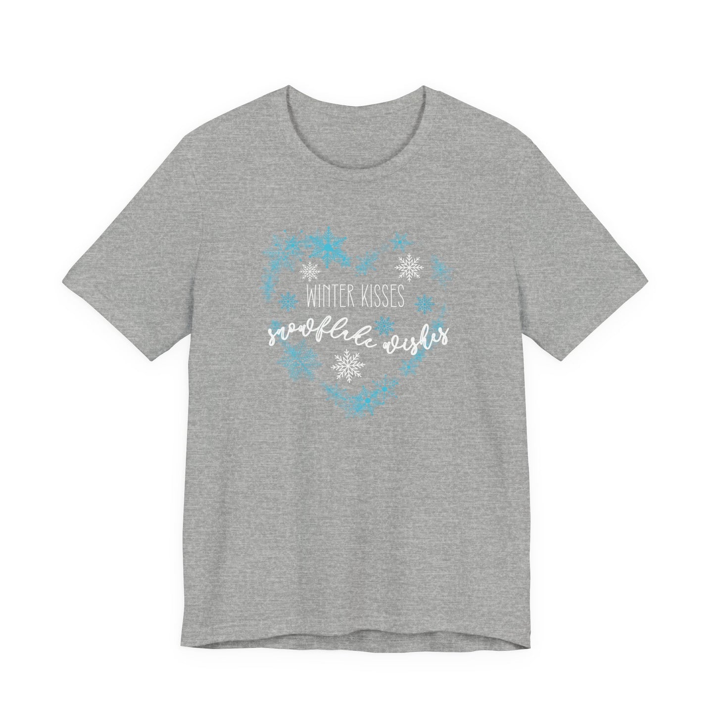 Winter Kisses, Snowflake Wishes T-Shirt