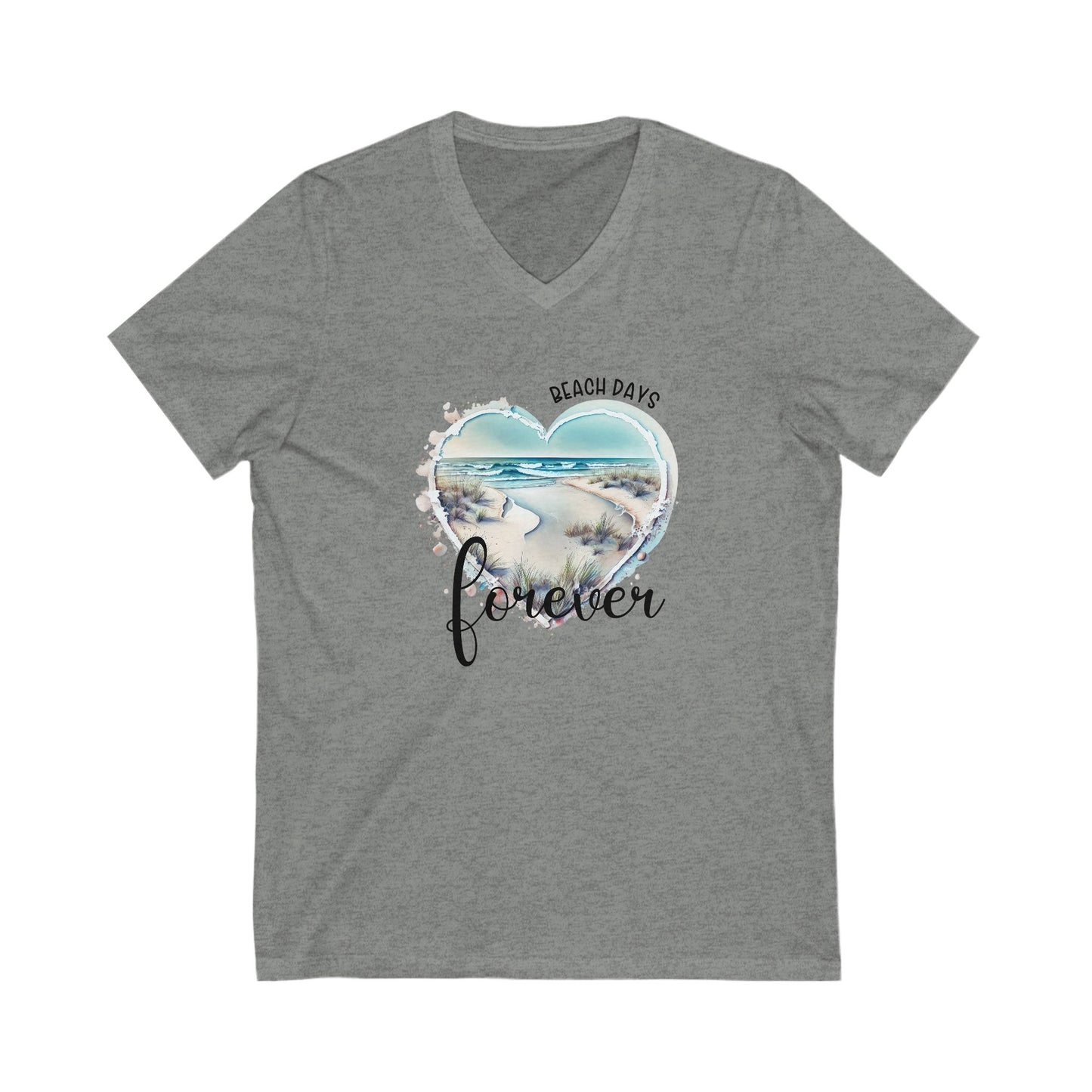 Beach Days Forever V-Neck Tee