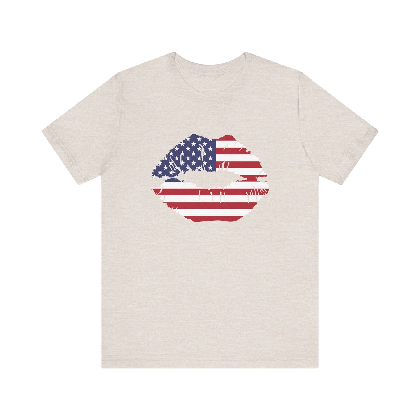 American Flag Lips T-Shirt