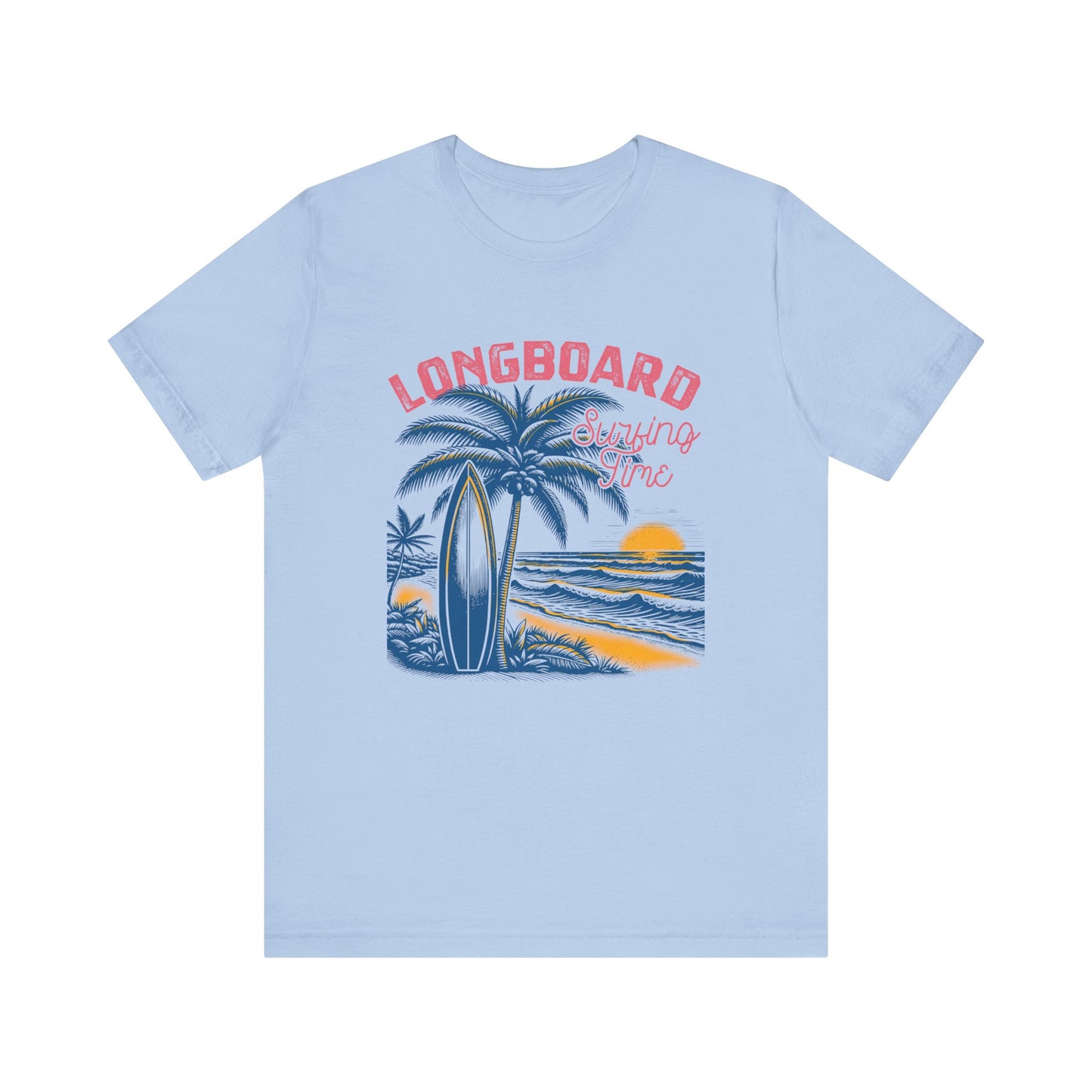 Longboard Surfing T-Shirt