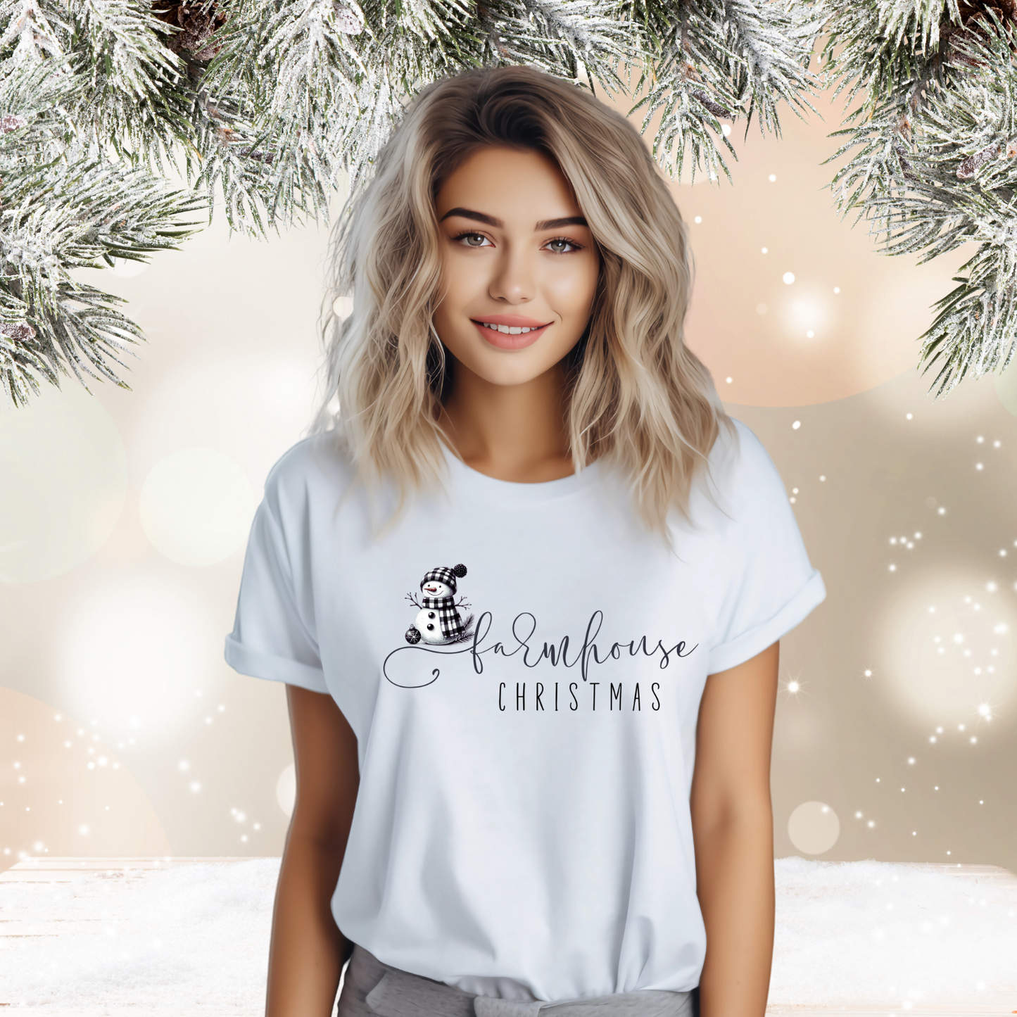 Farmhouse Christmas T-Shirt