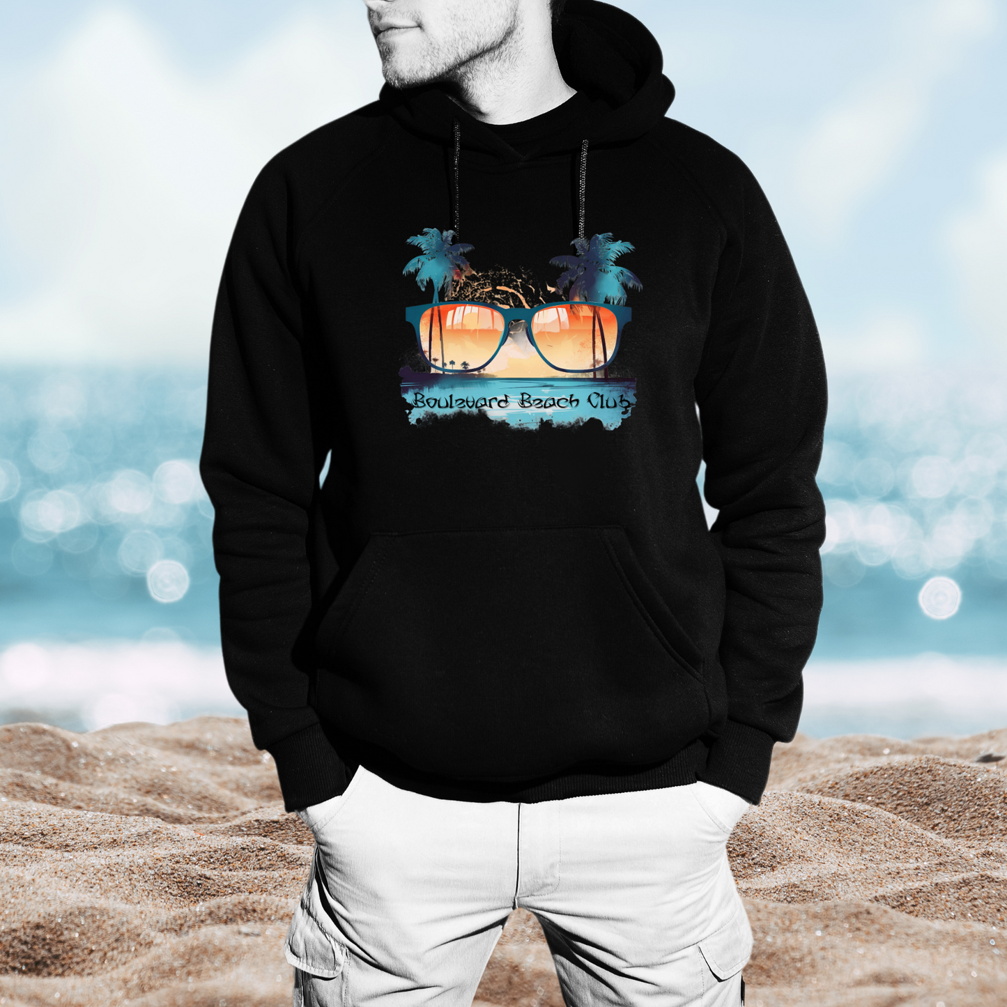 Boulevard Beach Club Pullover Hoodie