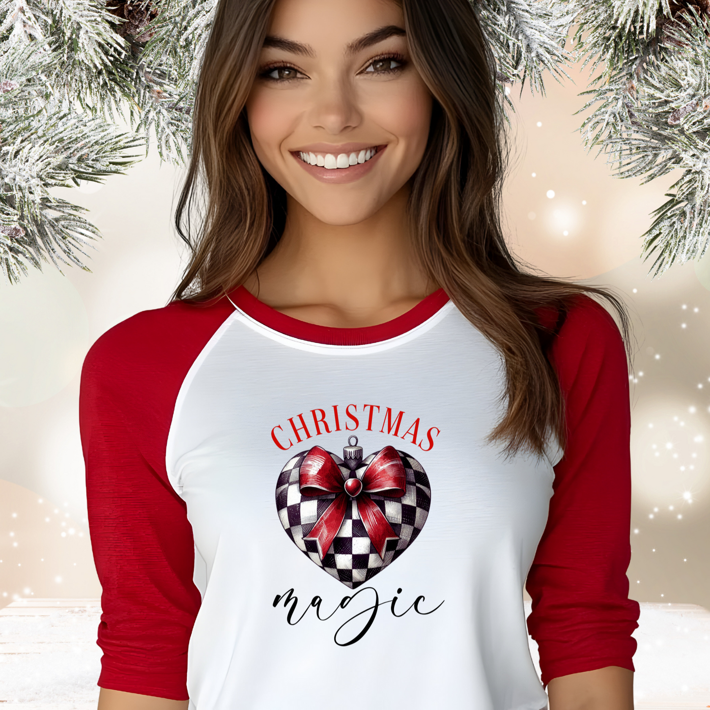 Christmas Magic Baseball Tee