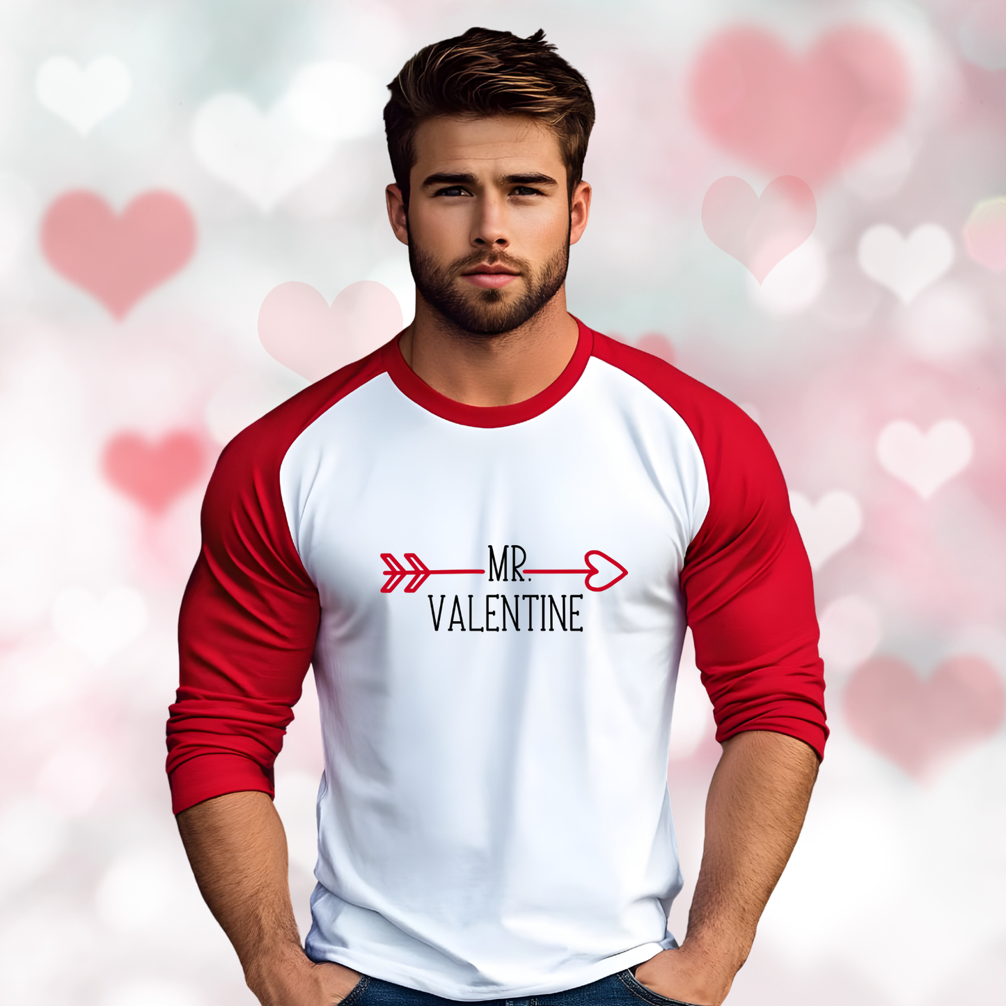 Mr. Valentine Baseball Tee