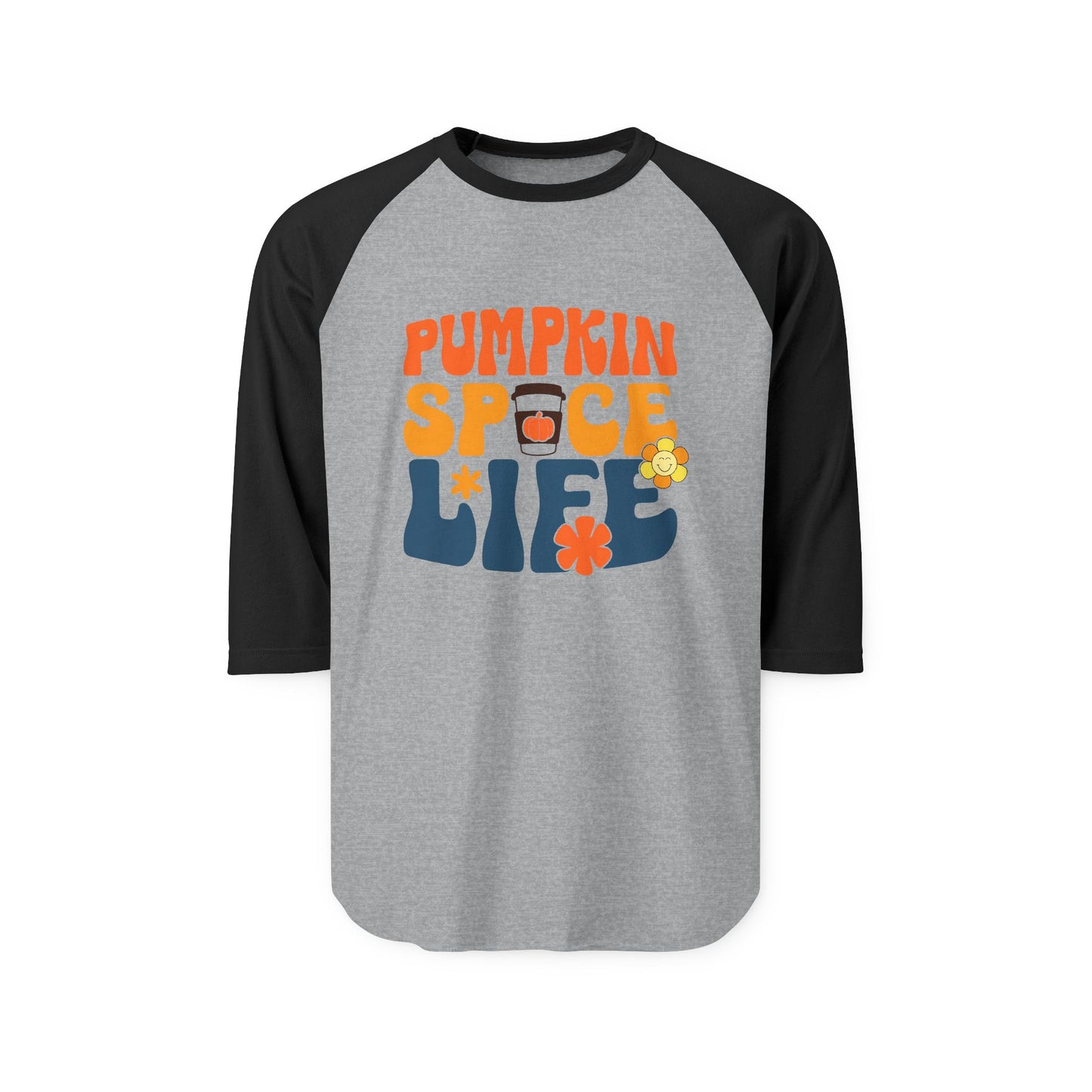 Retro Pumpkin Spice Life Baseball Tee