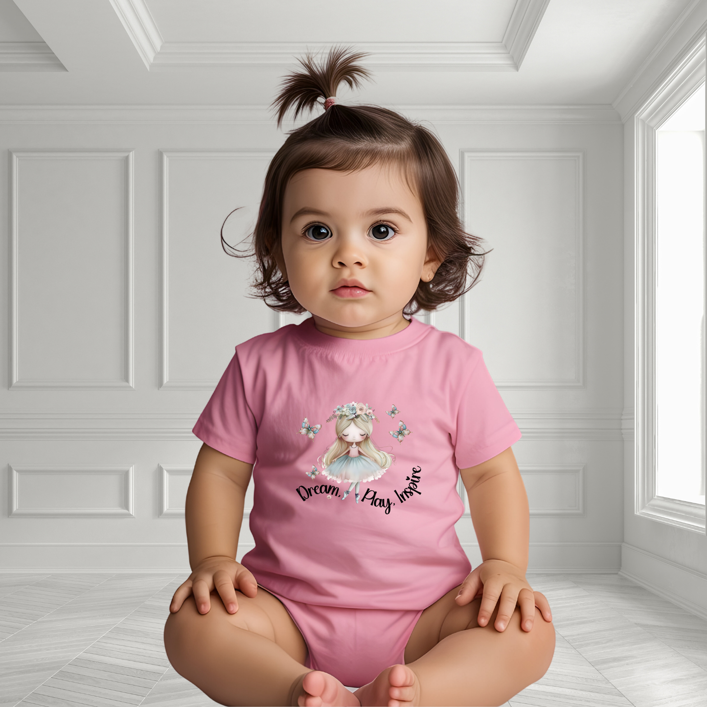 Dream, Play, Inspire Infant Short Sleeve Onesie