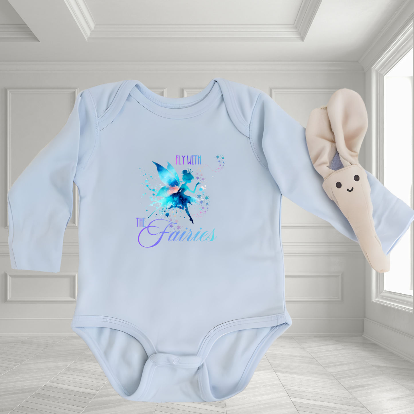 Fly With The Fairies Infant Long Sleeve Onesie