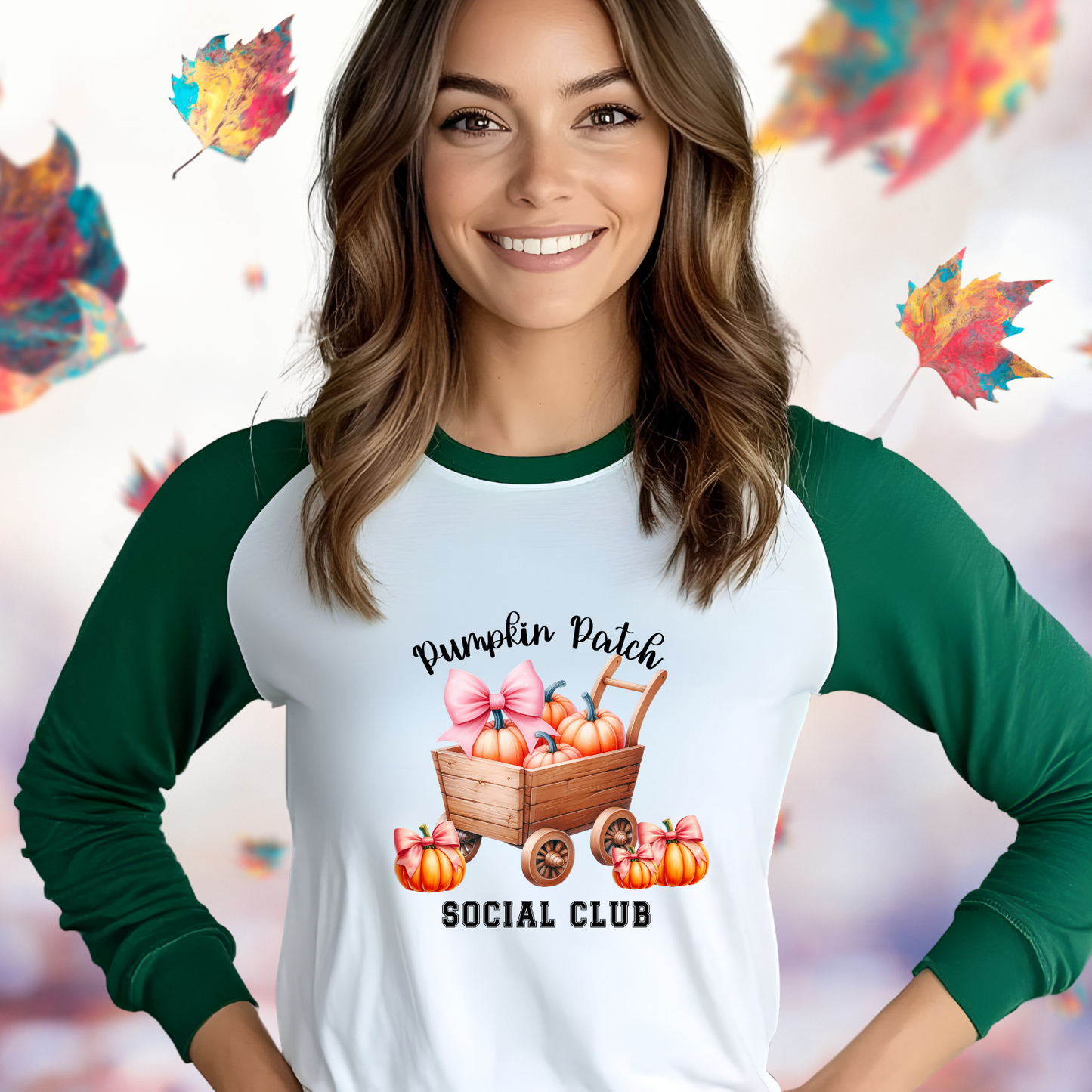 Pumpkin Patch Social Club Baseball Tee