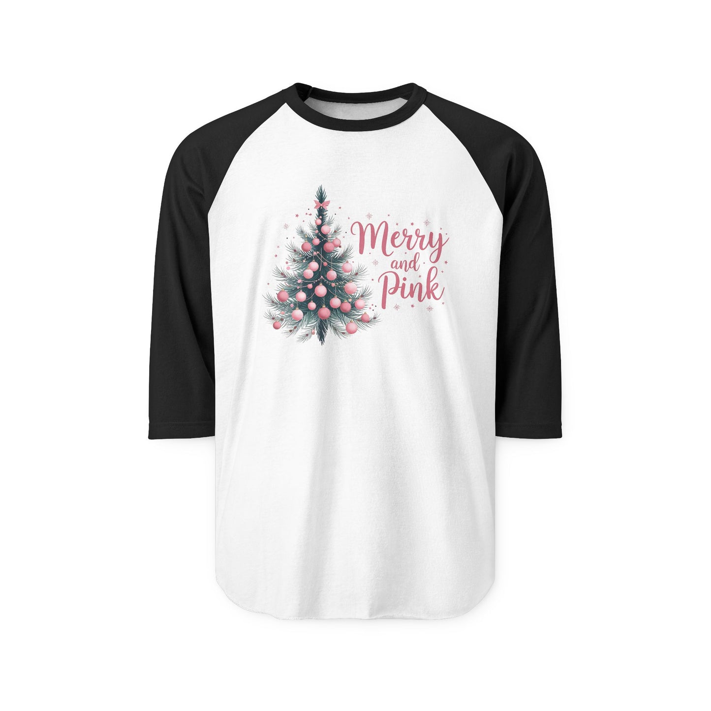 Merry And Pink Baseball Tee