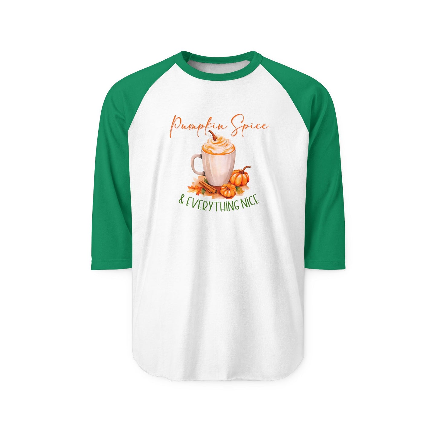 Pumpkin Spice & Everything Nice Baseball Tee