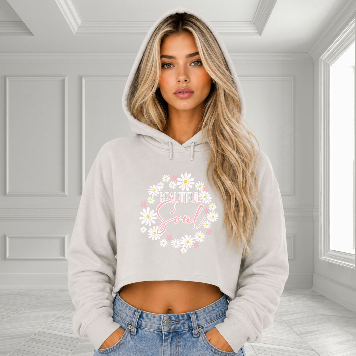Beautiful Soul Crop Hoodie