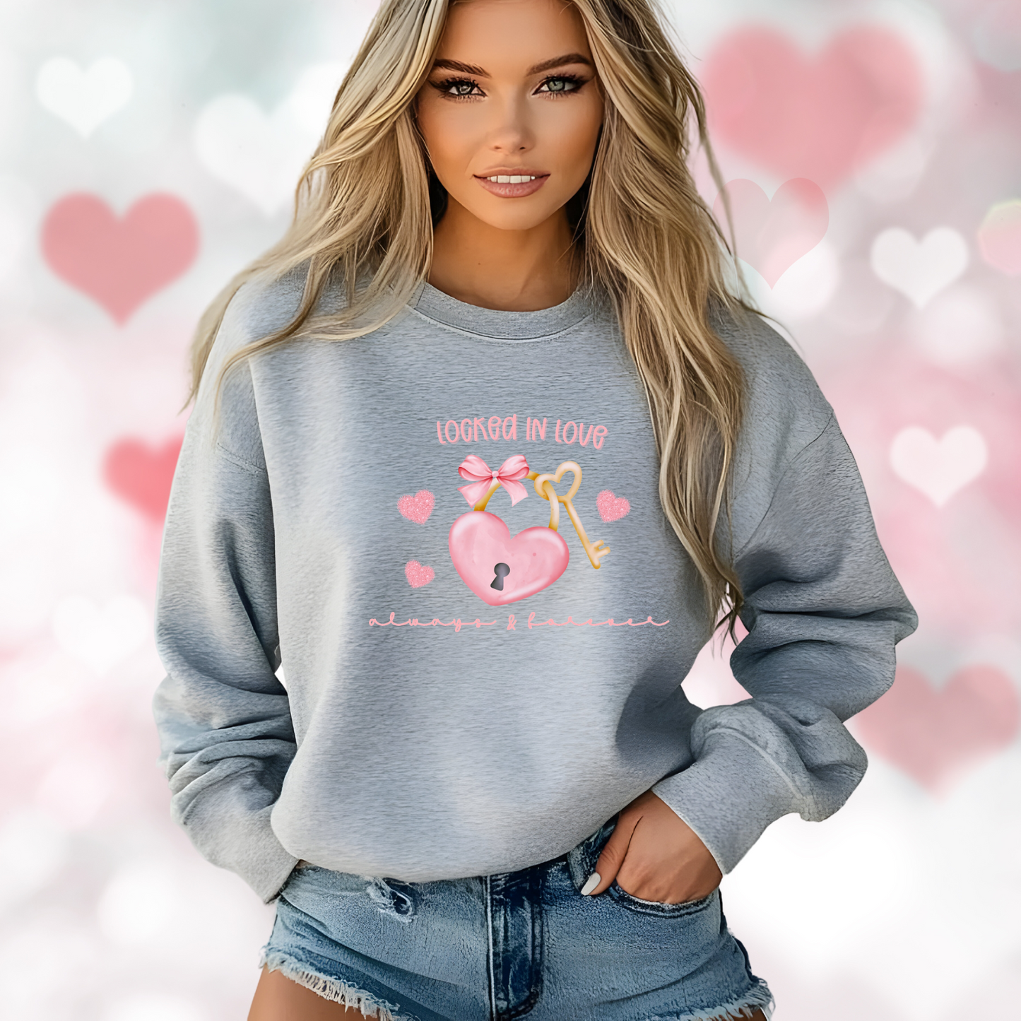 Locked In Love Crewneck Sweatshirt