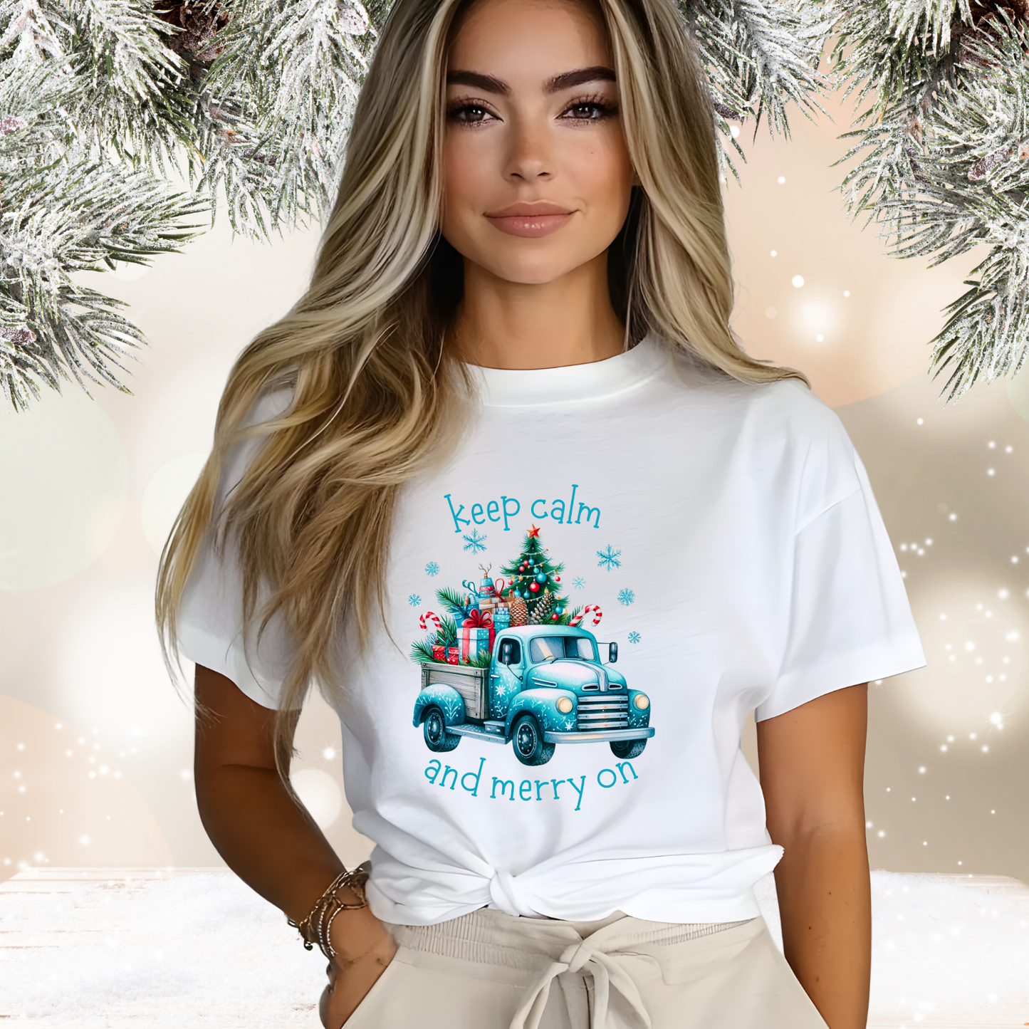 Keep Calm And Merry On T-Shirt