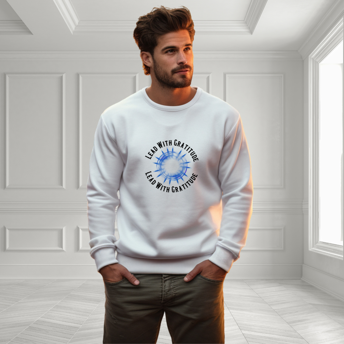 Lead With Gratitude Crewneck Sweatshirt