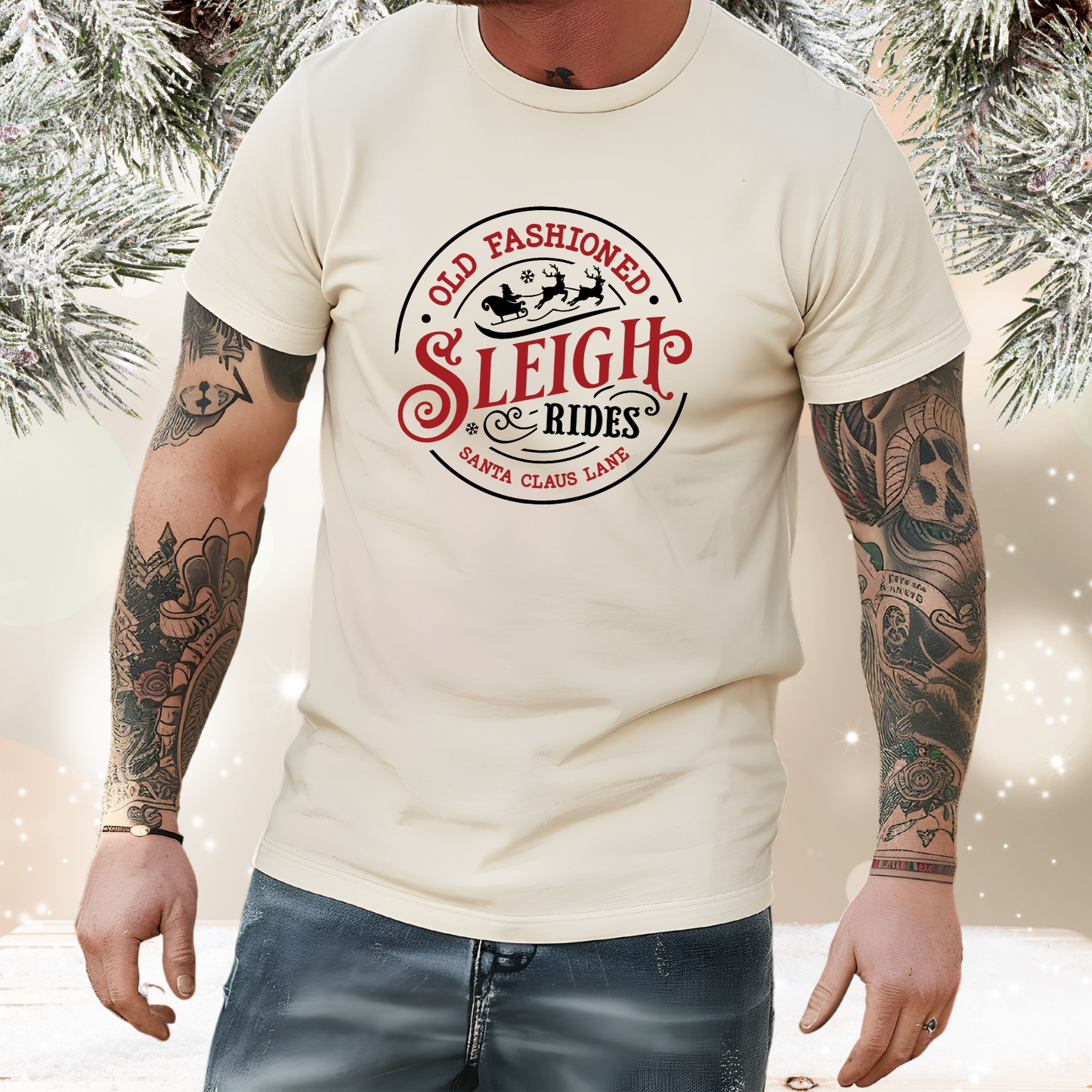 Old Fashioned Sleigh Rides T‑Shirt