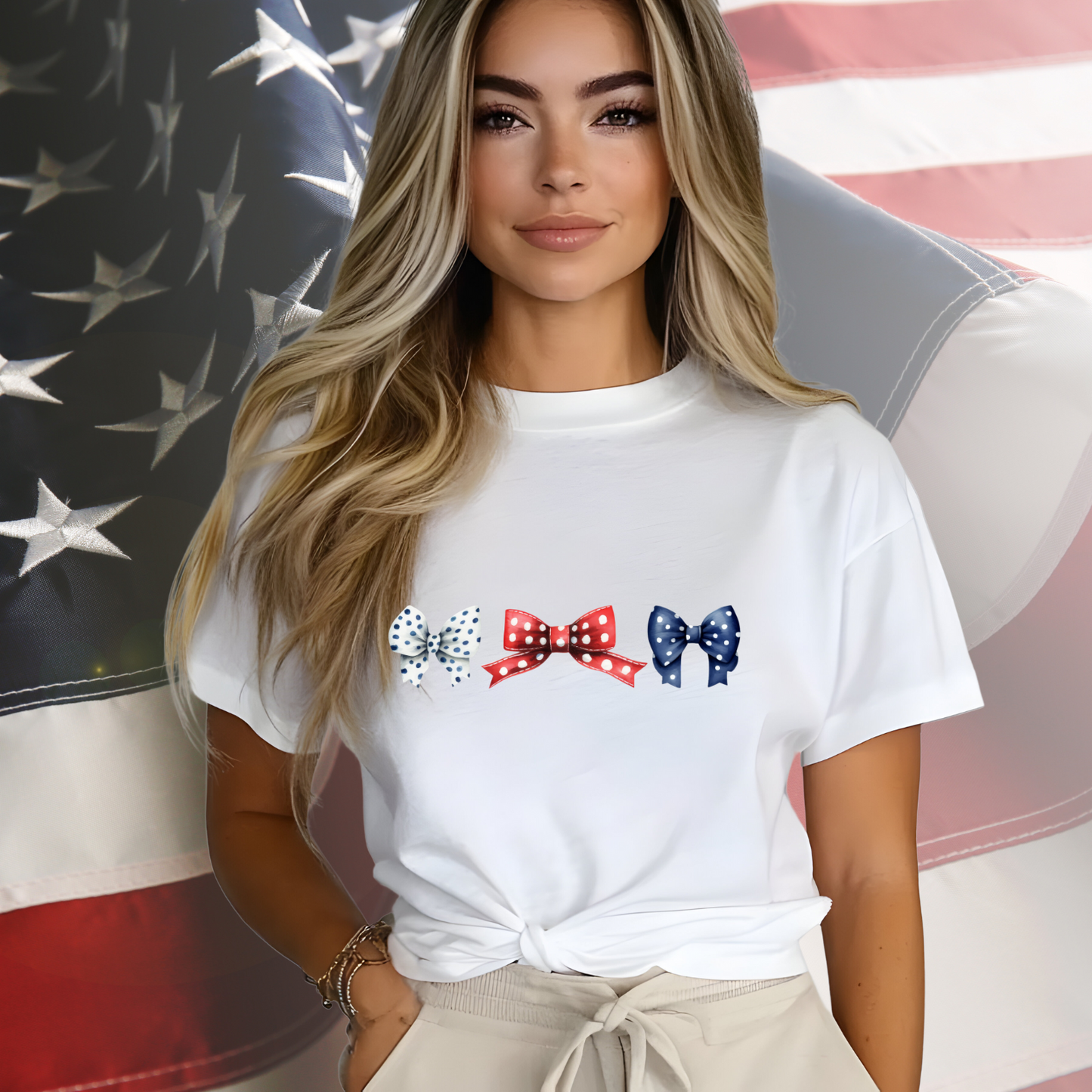 Patriotic Bows T-Shirt